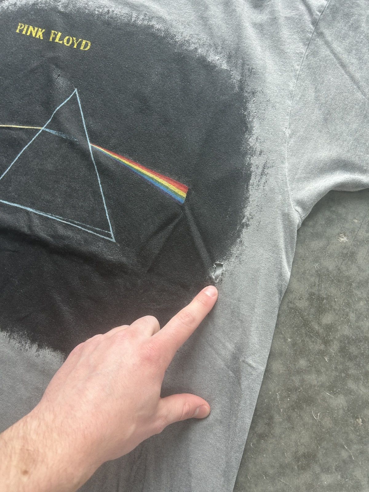 Band Tees × Vintage Vintage 80s Pink Floyd Graphic Tee Size US L / EU 52-54 / 3 - 6 Thumbnail