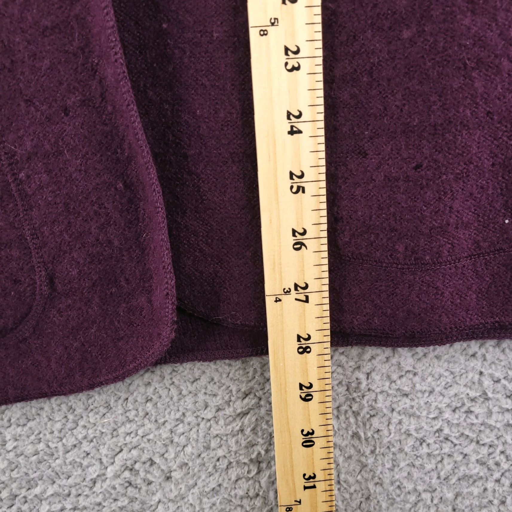 Cherokee Cherokee Womens Wool Cardigan Plus Size 18-20W Purple Button Sweater Size XXL / US 16-18 / IT 52-54 - 7 Thumbnail