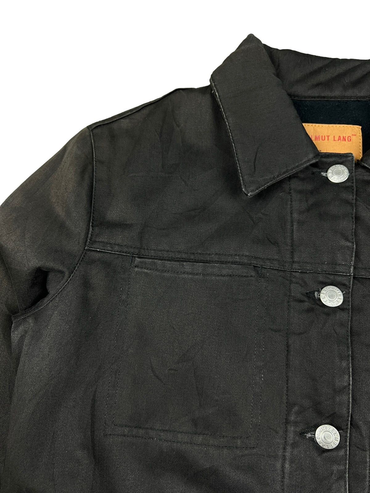 Helmut Lang Archive Vintage 1998 Helmut Lang Lined Trucker Jacket Size S / US 4 / IT 40 - 12 Thumbnail