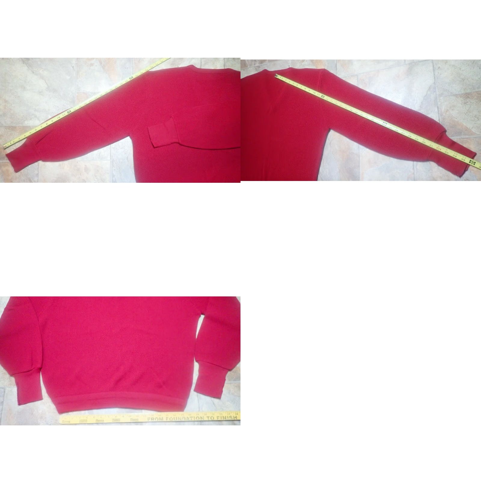Izod VINTAGE Izod Lacoste Sweater Shirt Mens XL Burgundy V-Neck Pullover 50s 60s 70s Made in USA Mens XL Burgundy Size US XL / EU 56 / 4 - 8 Thumbnail