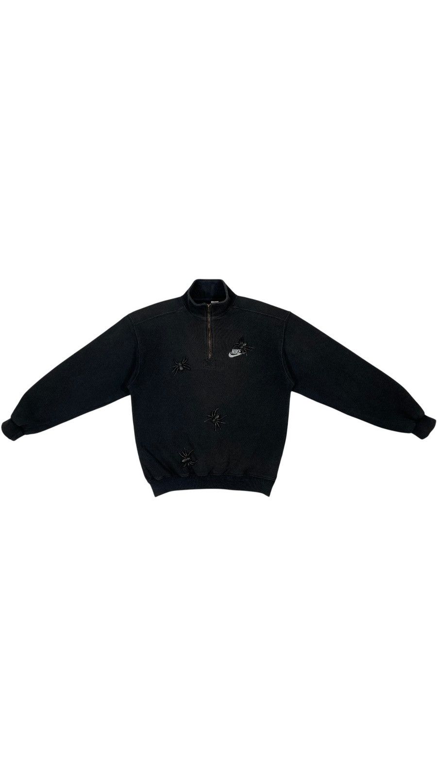 Nike 🔥LASTDROP🔥 Vintage 90s Nike Opium Poison Spiders Sweatshirt Size US S / EU 44-46 / 1 - 2 Thumbnail
