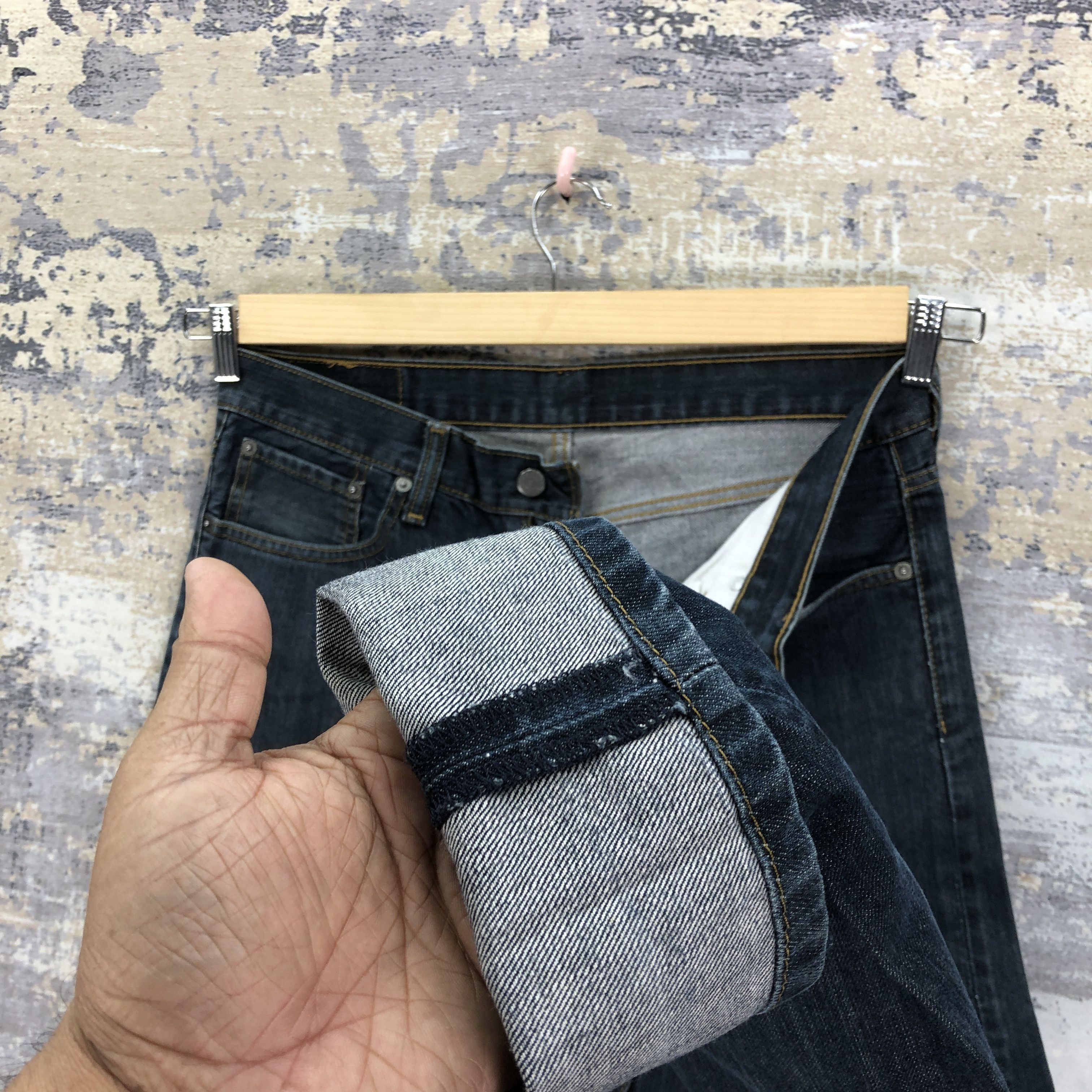 Levi's Vintage Y2K Levis Ripped Jeans Distressed Levi's Denim Size US 34 / EU 50 - 9 Thumbnail