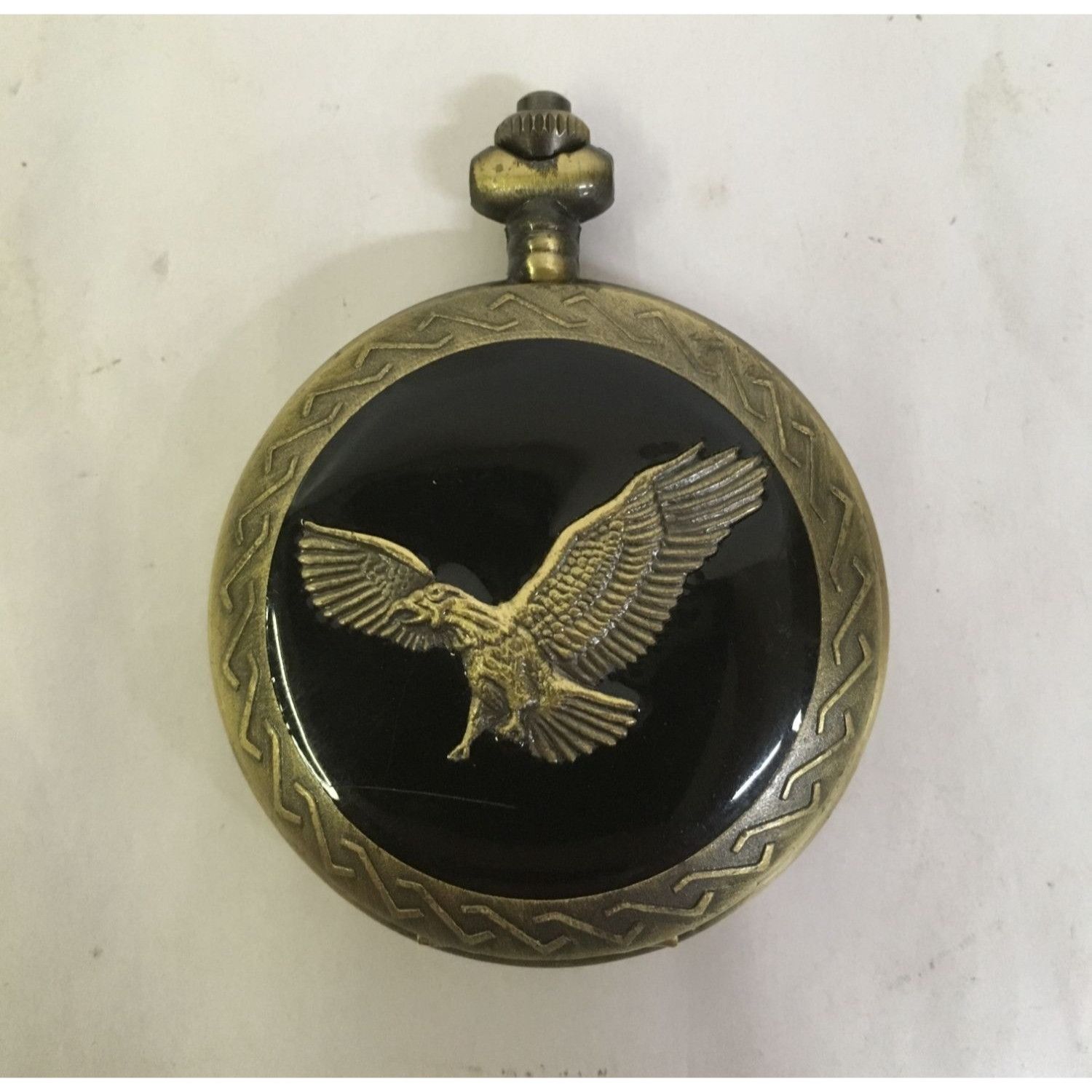 McGregor McGregor Hunt Club Pocket Watch flying Eagle in bronze on bl Size ONE SIZE - 1 Thumbnail