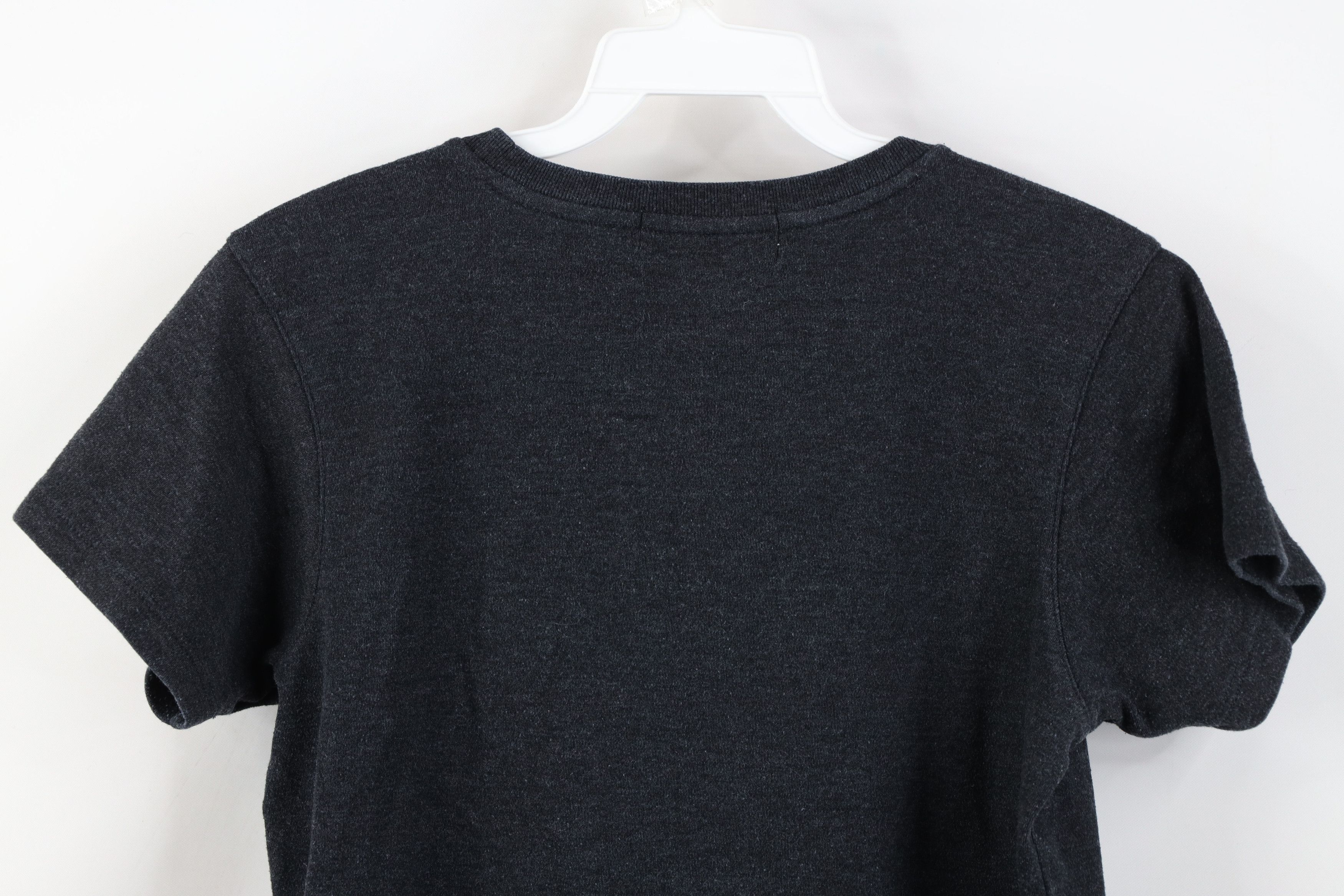 Vintage Vintage 90s Center Logo University of Michigan T-Shirt Gray Size S / US 4 / IT 40 - 9 Thumbnail