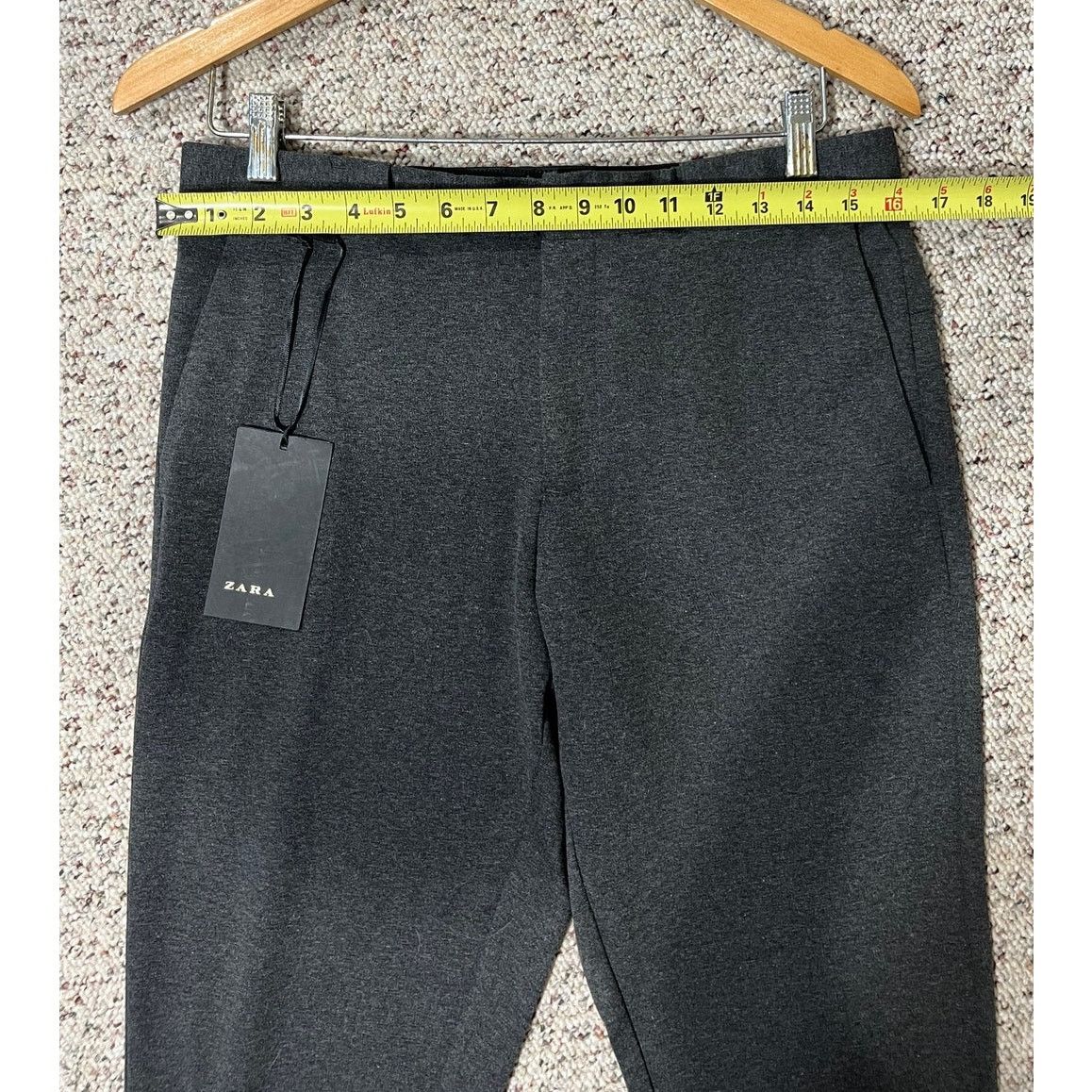 Zara NWT Womens Zara Comfortable Collection Gray Pants Size 40 Size 40" / US 18 - 3 Thumbnail