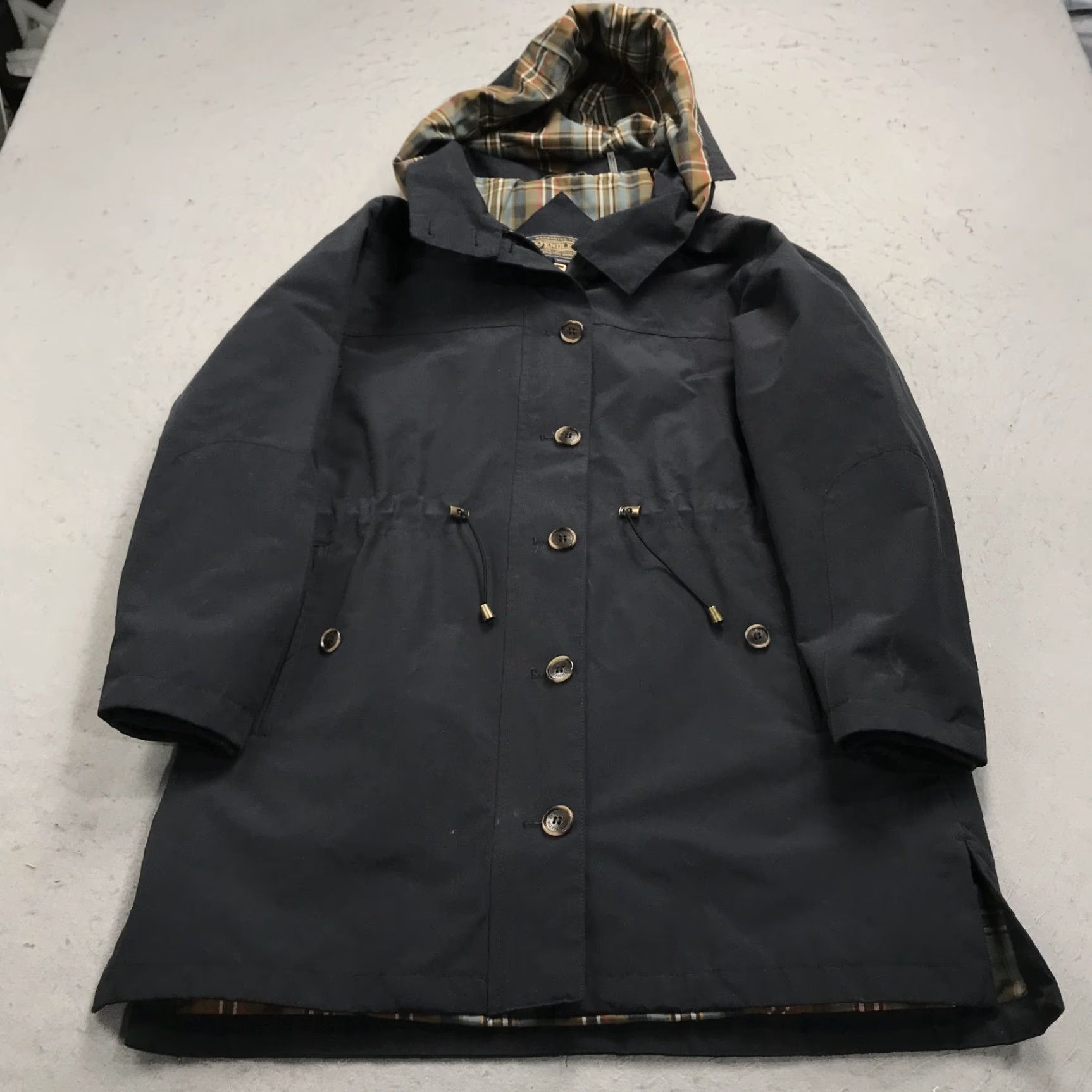 Pendleton VINTAGE Pendleton Trench Coat Womens Medium Blue Hooded Classic Outdoor Size M / US 6-8 / IT 42-44 - 2 Thumbnail