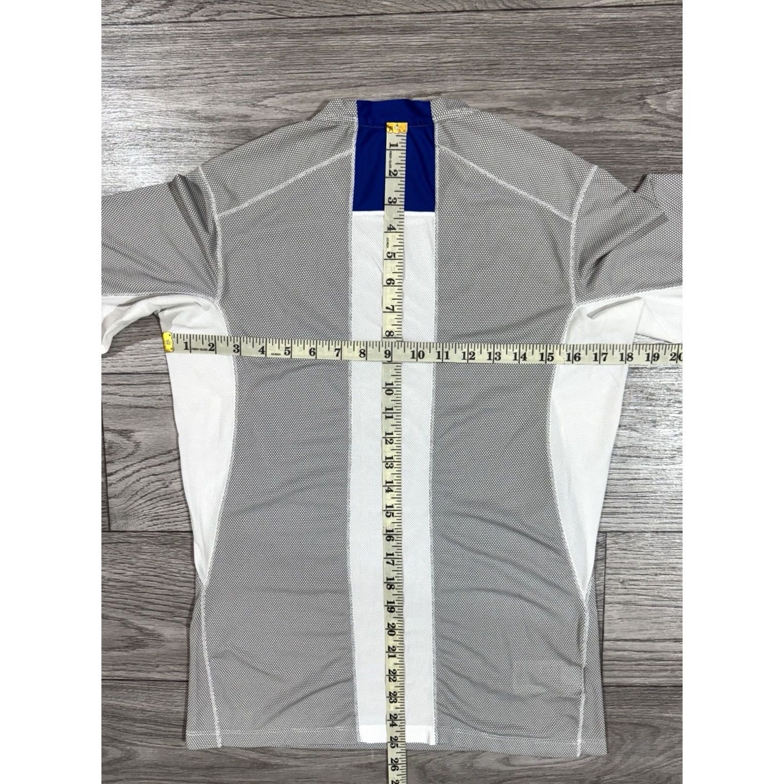 Salomon Salomon Shirt Mens S Gray White ActiveDry Running & Jogging AdvancedSkin Size US S / EU 44-46 / 1 - 3 Thumbnail