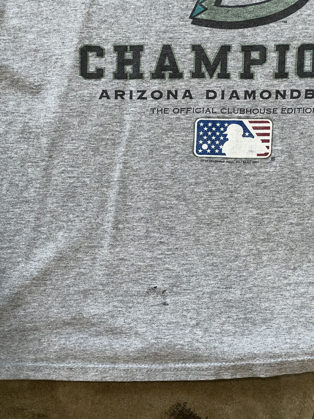 MLB × Vintage Vintage 2001 MLB Diamondbacks World Series Champ Tee Large Size US L / EU 52-54 / 3 - 6 Thumbnail
