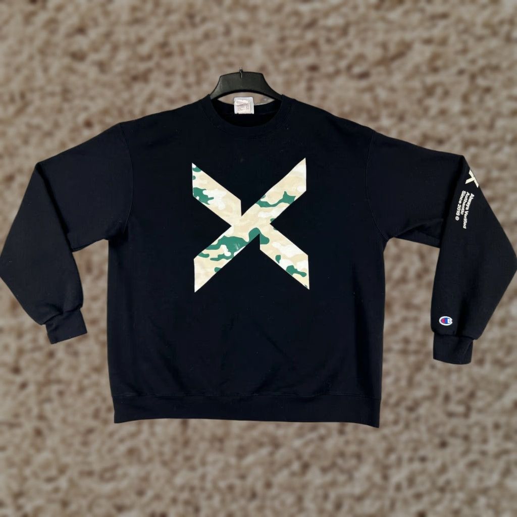 Champion Champion Sweatshirt Adult XL Black Pullover Employee Issue Long Sleeve Casual Mens Size US XL / EU 56 / 4 - 1 Thumbnail