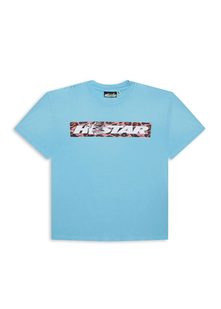 HELLSTAR Hellstar Box Logo T-Shirt Blue Size US M / EU 48-50 / 2 - 1 Thumbnail