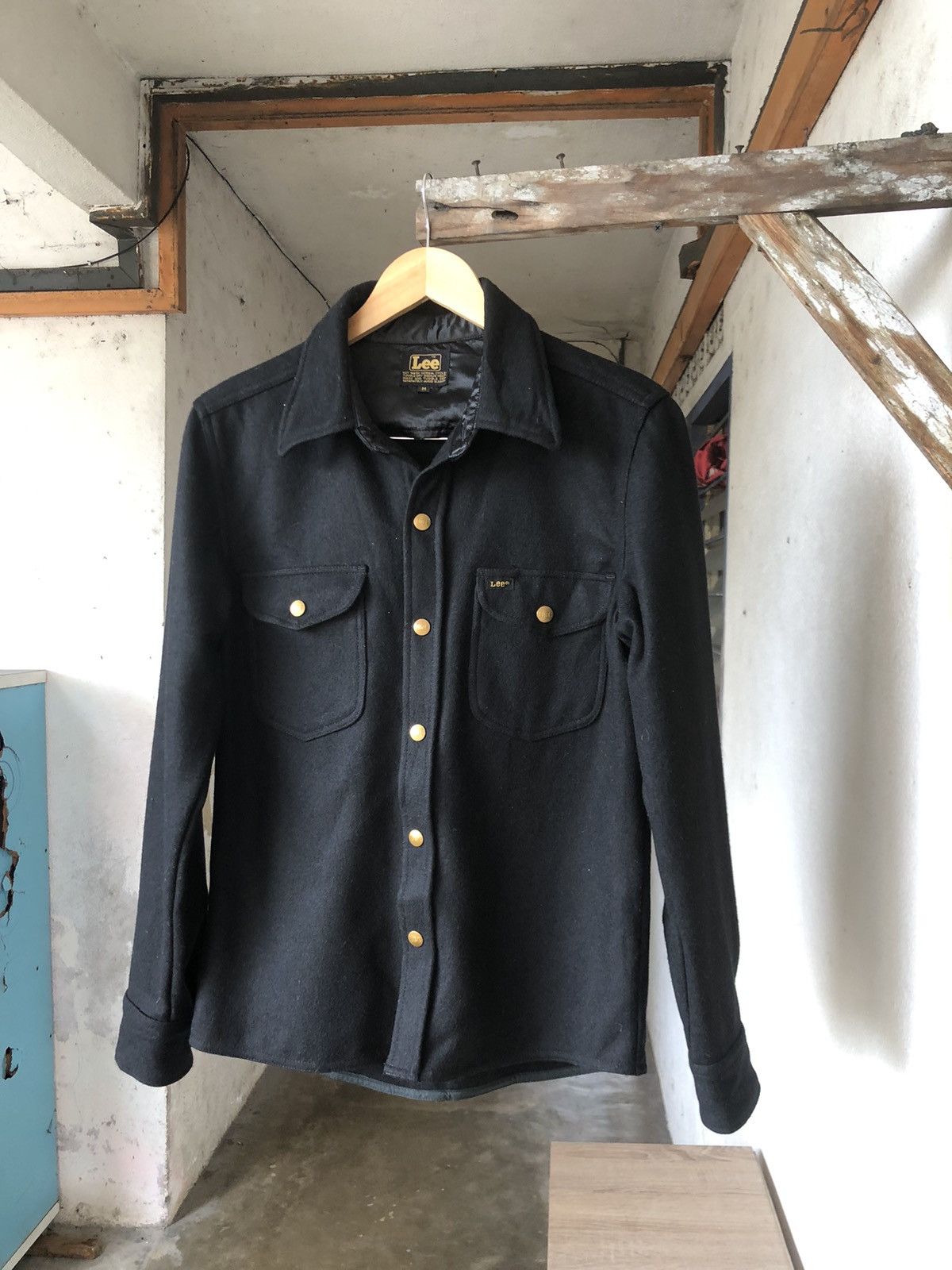 Lee Vintage Lee Wool Blend Western Shirt Size US M / EU 48-50 / 2 - 4 Thumbnail