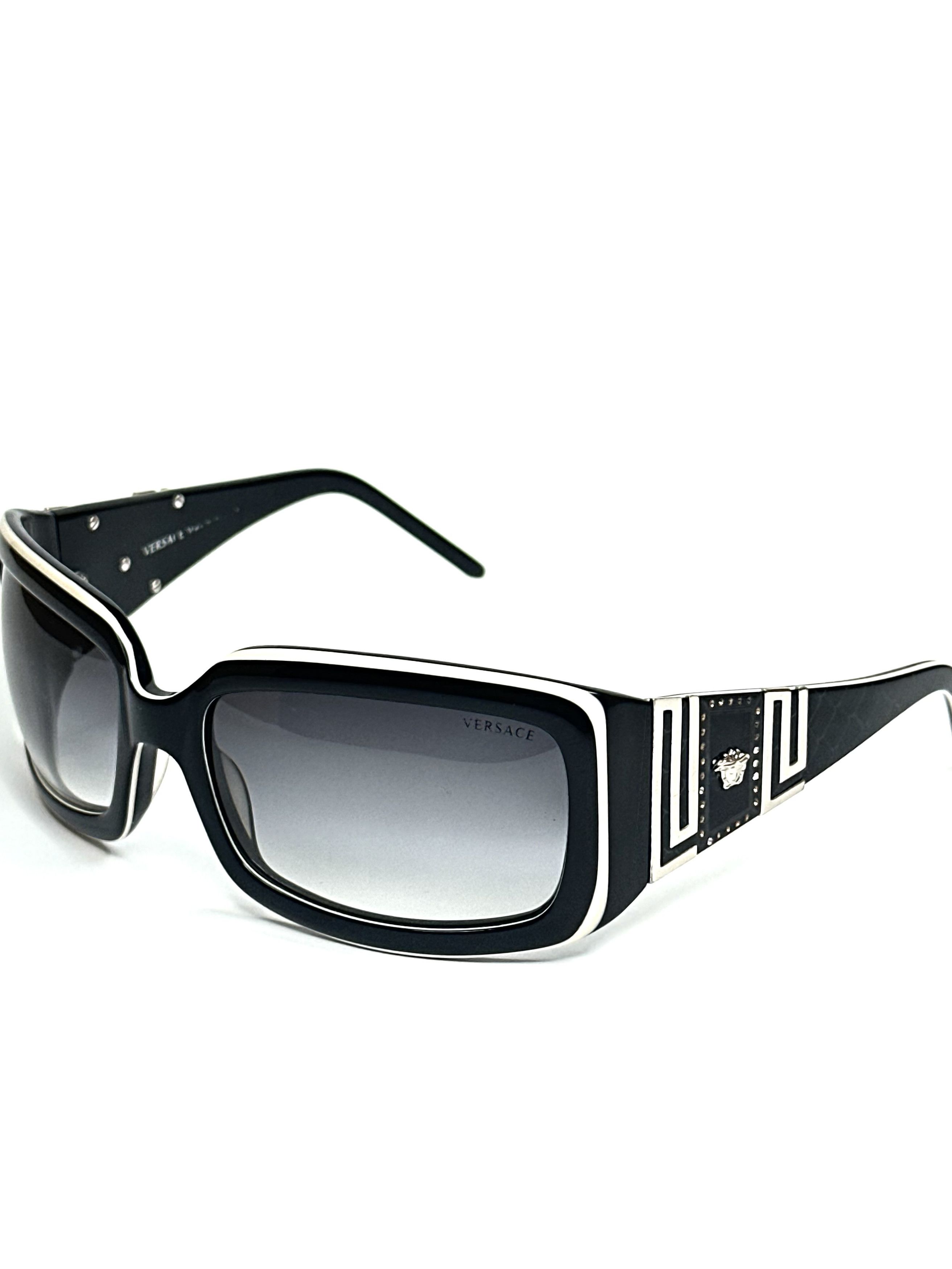 Versace Versace Barocco Rhinestones Swarovski Vintage Sunglasses Size ONE SIZE - 4 Thumbnail
