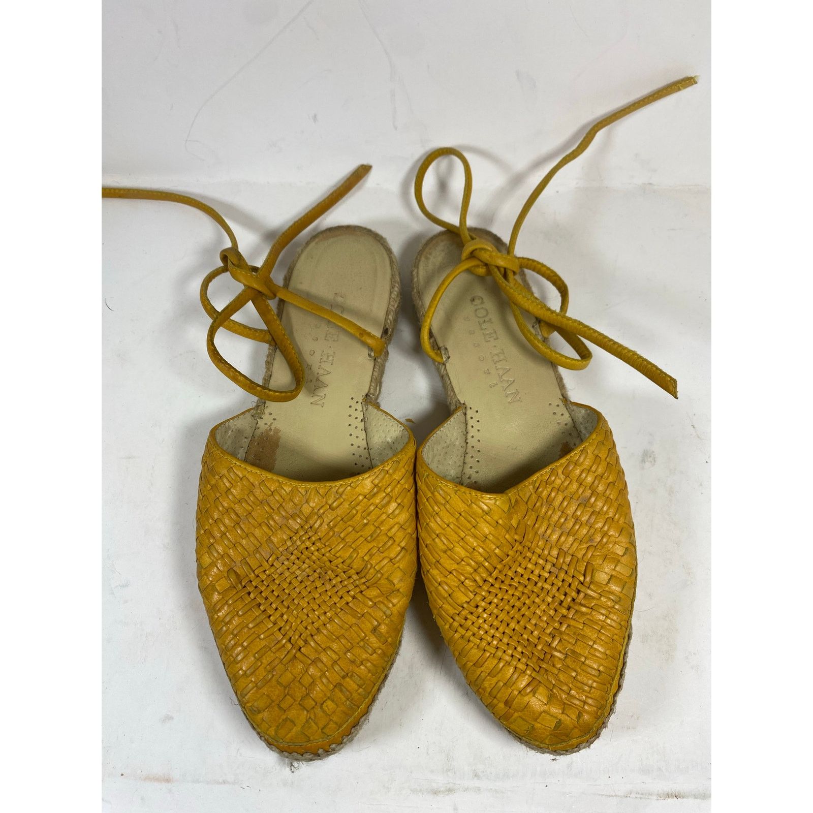 Cole Haan Cole Haan Wrap Around Yellow Sandals 7.5W Size US 7.5 / IT 37.5 - 1 Thumbnail