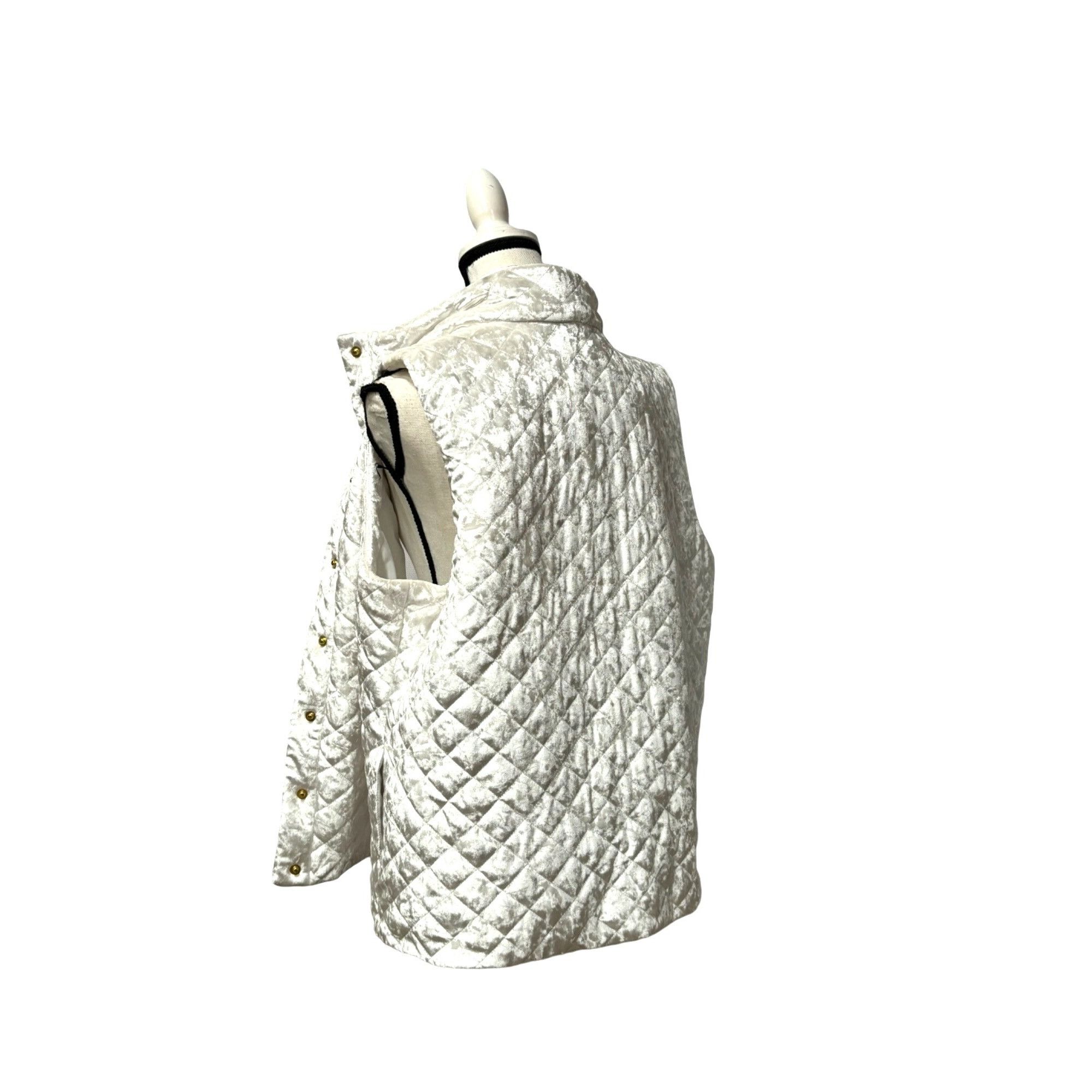 Charter Club Charter Club Velvet Quilted Vest in Winter Morning Size XX Size XXL / US 16-18 / IT 52-54 - 4 Thumbnail