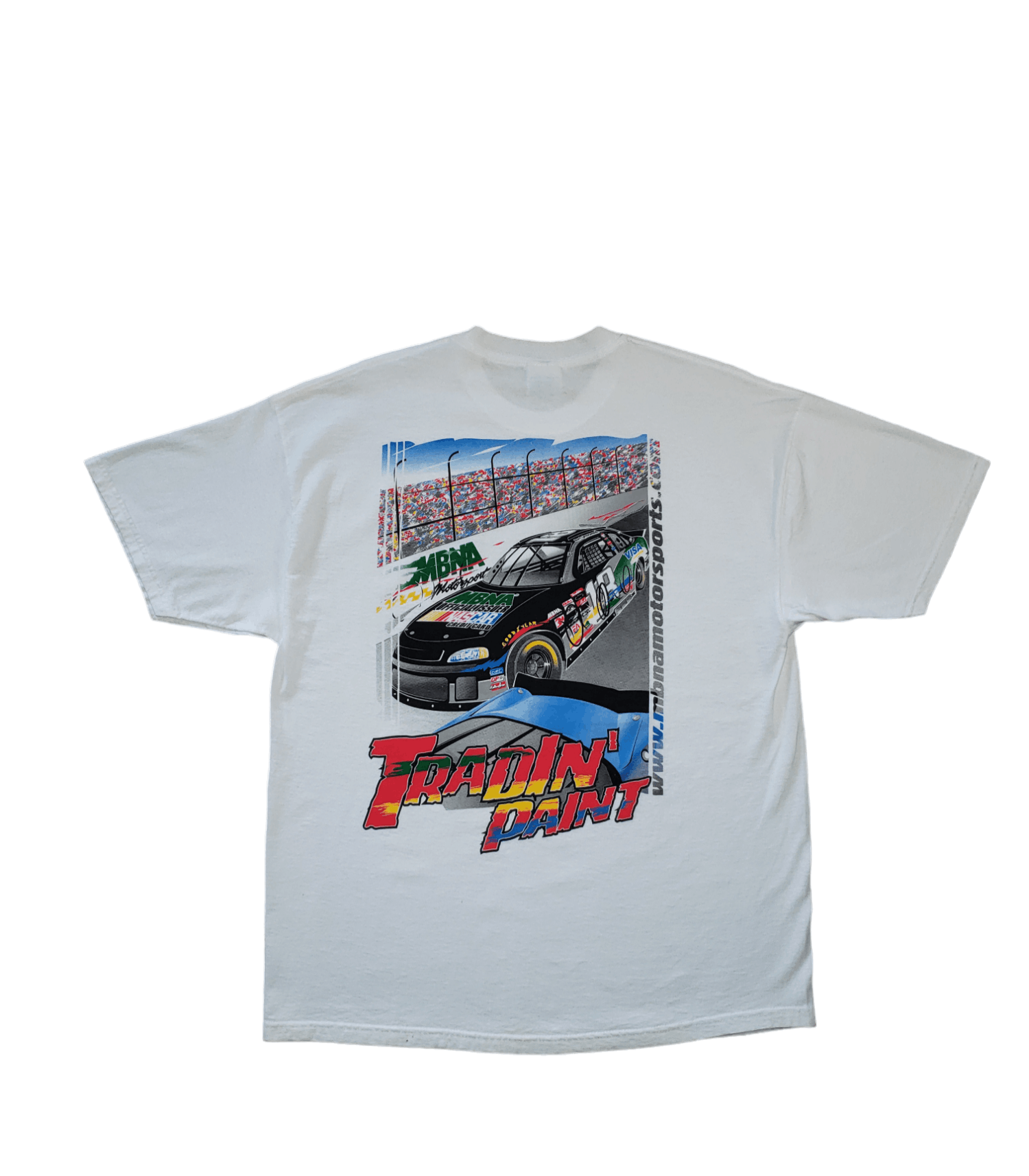 NASCAR × Vintage Vintage 90s Racing MBNA Nascar Shirt Size US XL / EU 56 / 4 - 1 Thumbnail