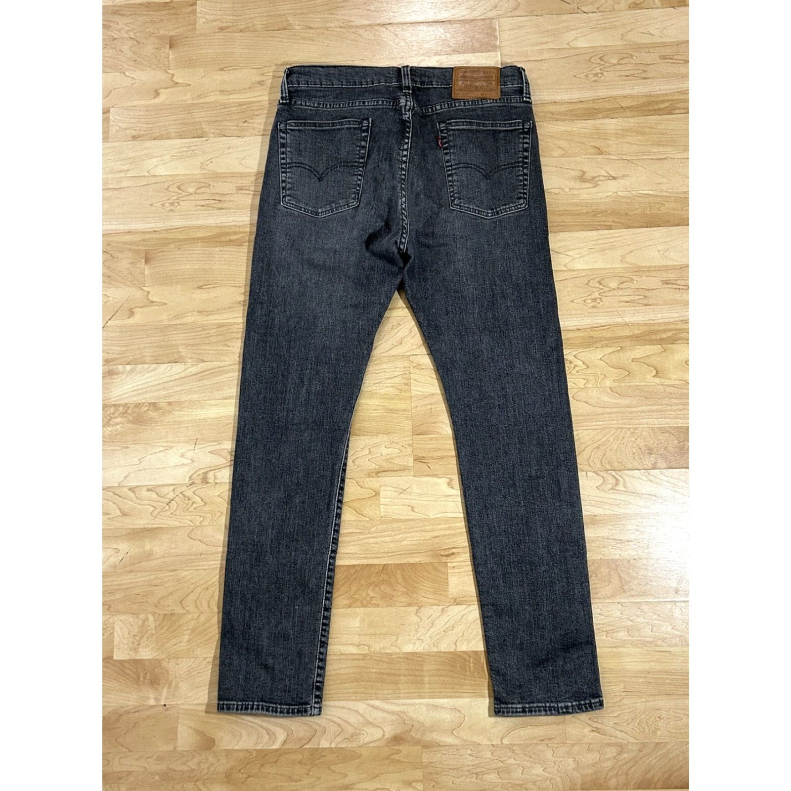 Levi's Levis 510 Jeans Mens Gray Slim Taper Fit Denim Size 33x32 Size US 33 - 2 Thumbnail