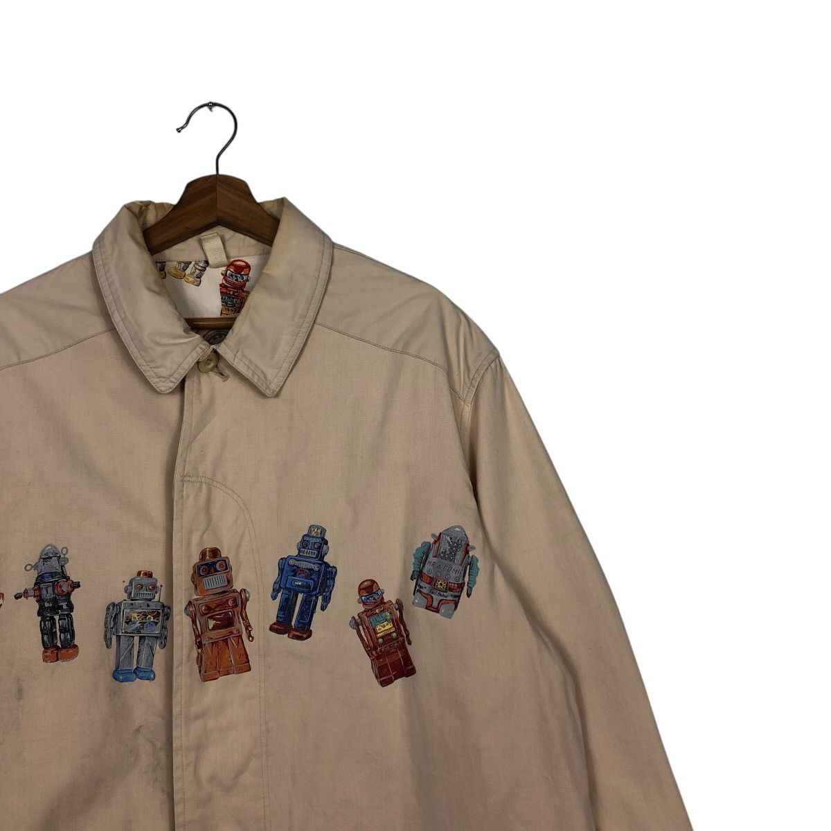 Japanese Brand × Karl Helmut 📌Vintage Chore Worker Jacket Karl Helmut Big Logo Lining Size US L / EU 52-54 / 3 - 7 Thumbnail
