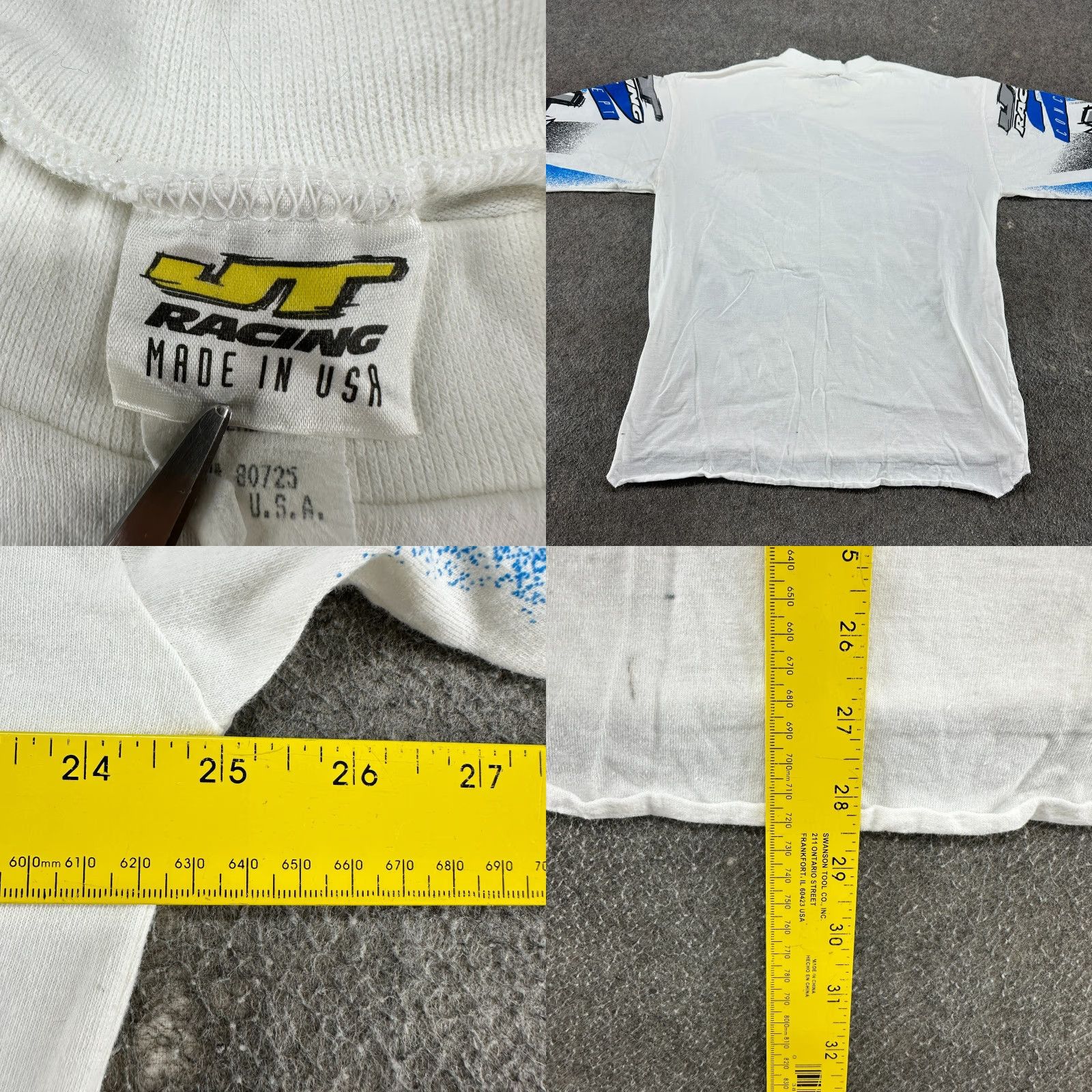 Vintage VINTAGE JT Racing USA Shirt Mens XL White Long Sleeve Motocross Cotton 90s Size US XL / EU 56 / 4 - 9 Thumbnail