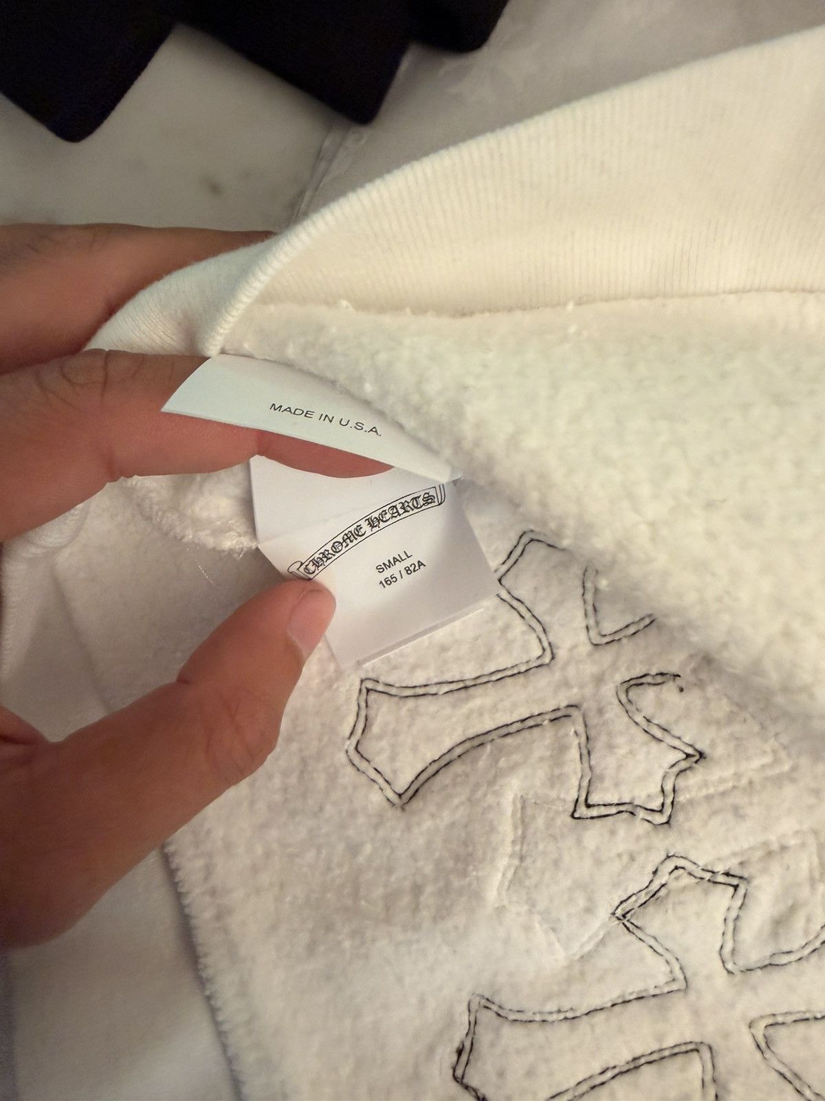 Chrome Hearts Crewneck 1/4 zip white patches Size US S / EU 44-46 / 1 - 11 Thumbnail