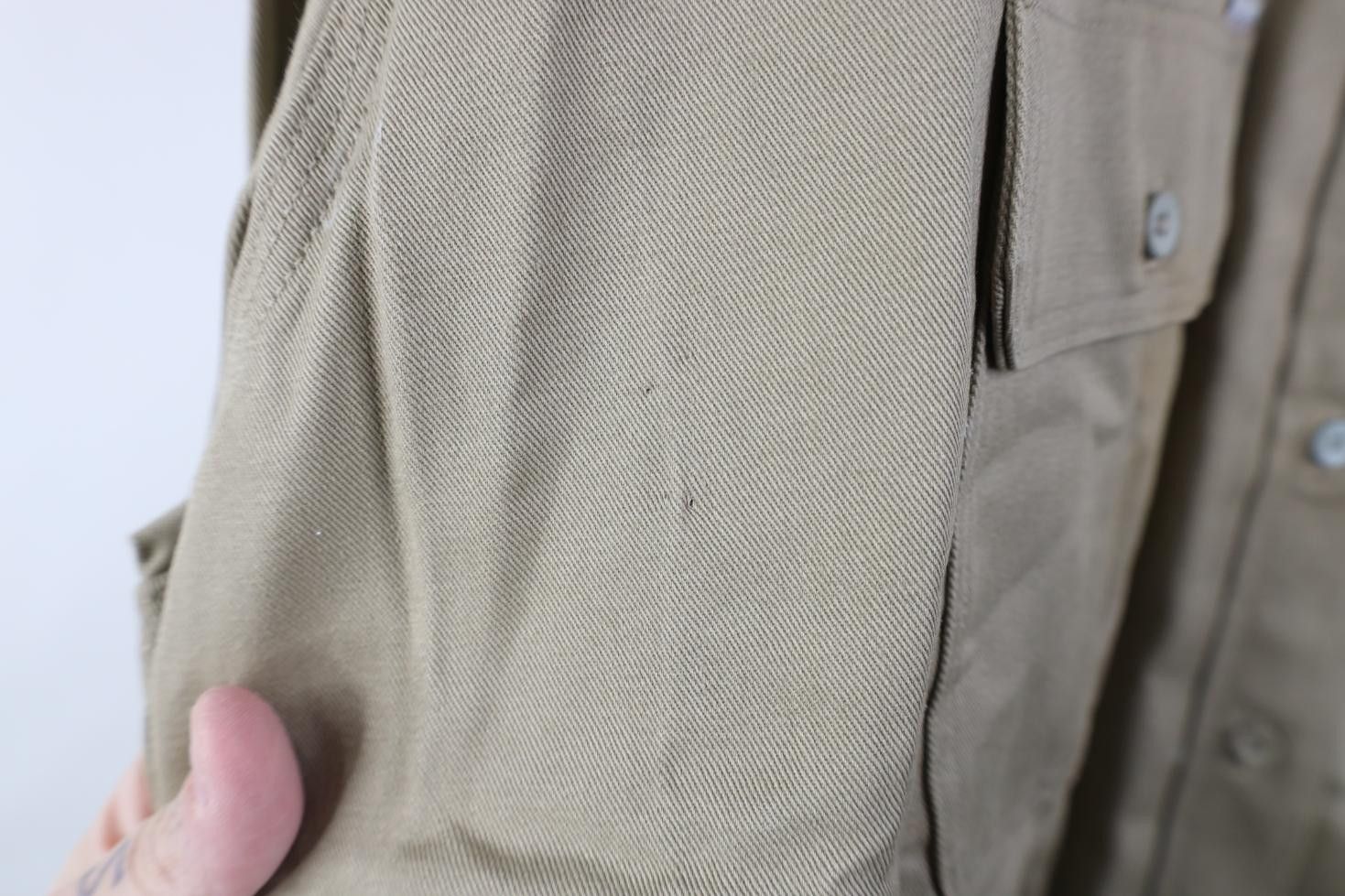 Carhartt Deadstock Vintage 90s Carhartt Button Shirt Khaki Tan USA Size US XXL / EU 58 / 5 - 8 Thumbnail
