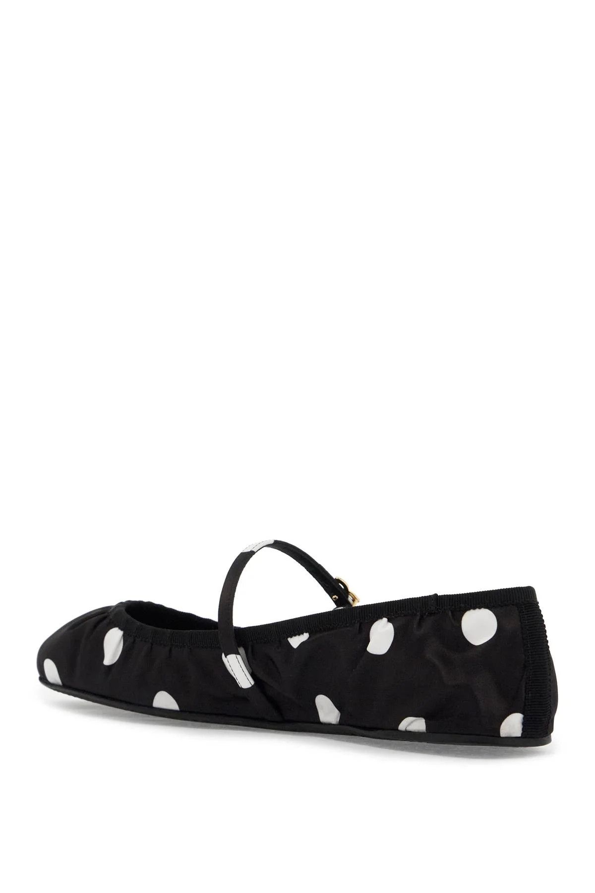 Dolce & Gabbana o1s22i1n1024 Ballerina Flats in Black White Size US 9 / IT 39 - 3 Thumbnail