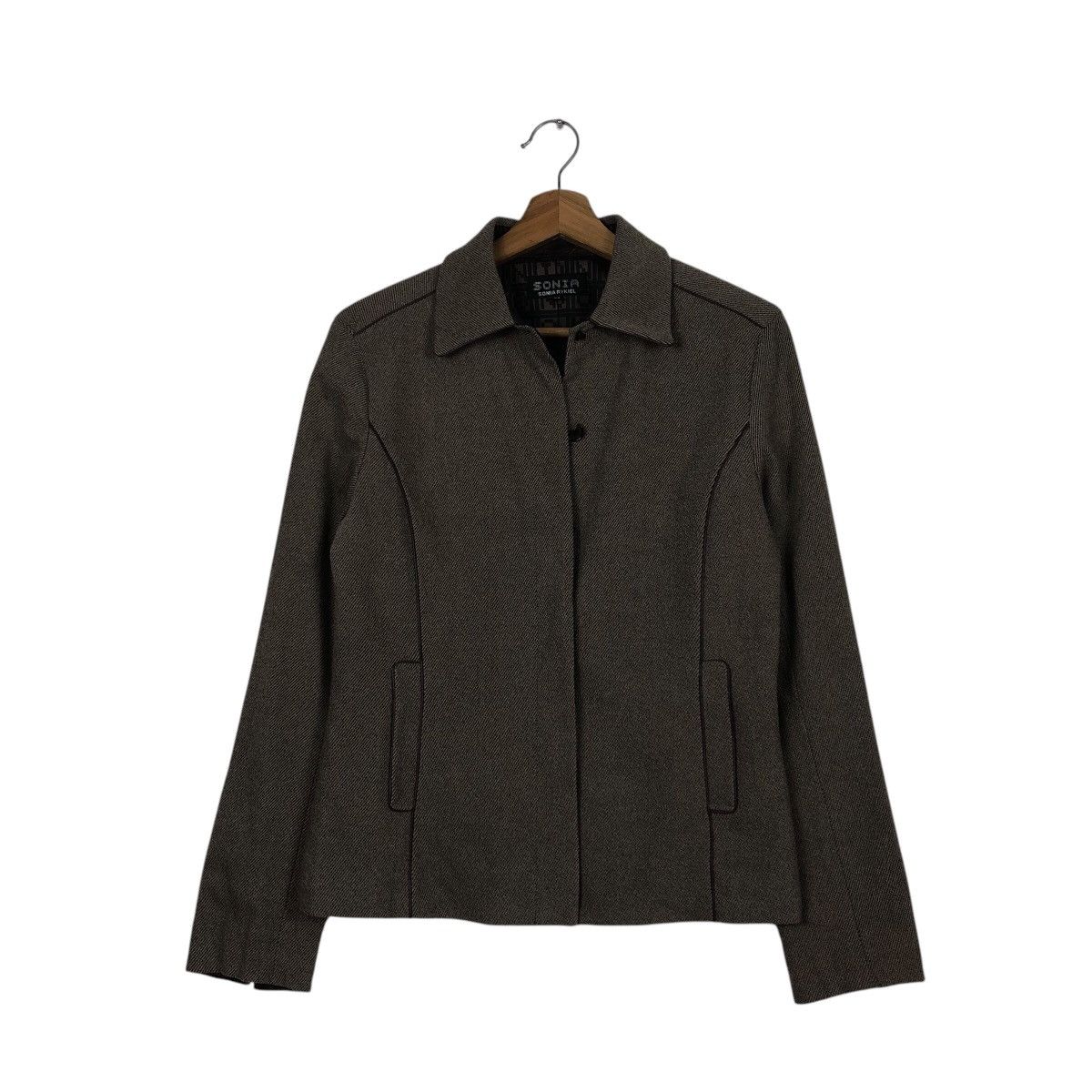 Designer × Japanese Brand × Vintage 📌Vintage Cropped Jacket Button Sonia Rykiel Size US M / EU 48-50 / 2 - 2 Thumbnail