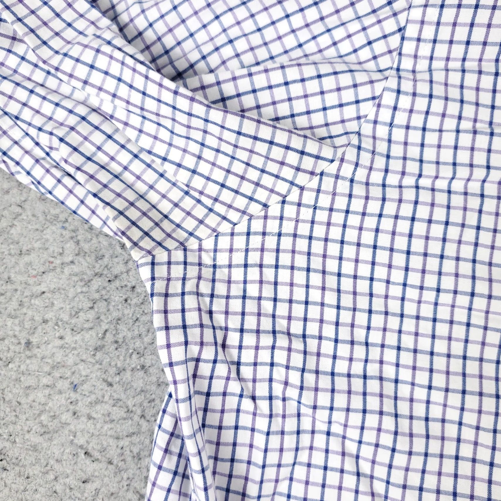 Tommy Hilfiger Tommy Hilfiger Shirt Mens Large Blue Check Casual Button Up Long Sleeve Size US L / EU 52-54 / 3 - 4 Thumbnail
