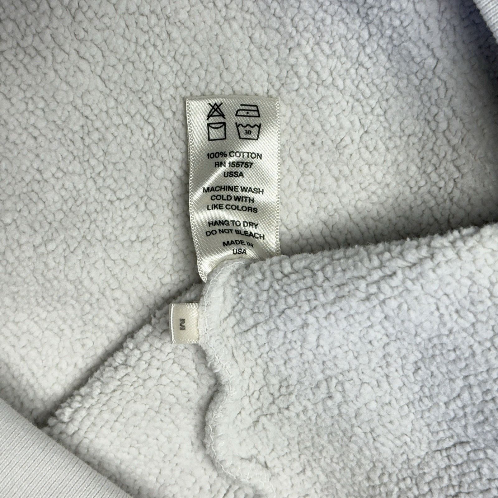 Madhappy Madhappy Local Optimist Ivory White Oversized Fleece Size M / US 6-8 / IT 42-44 - 9 Thumbnail