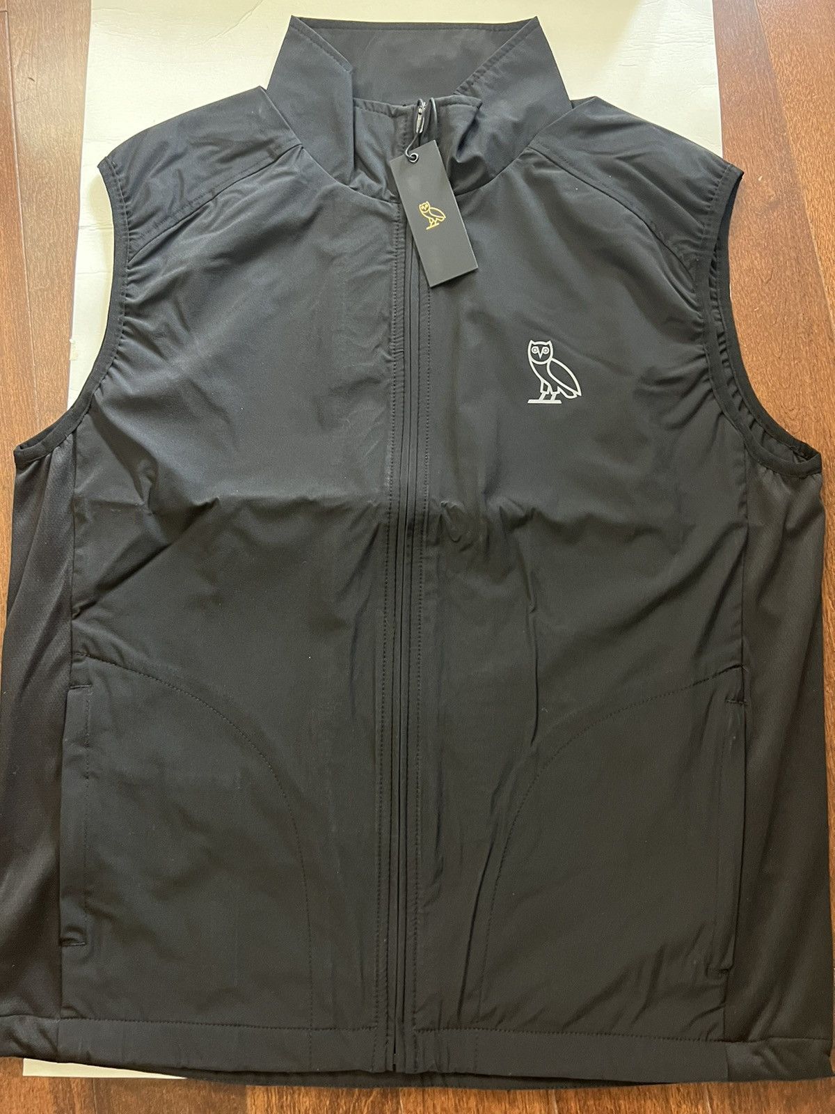 OVO PRIMALOFT MONOGRAM PUFFER VEST -Navy Size S