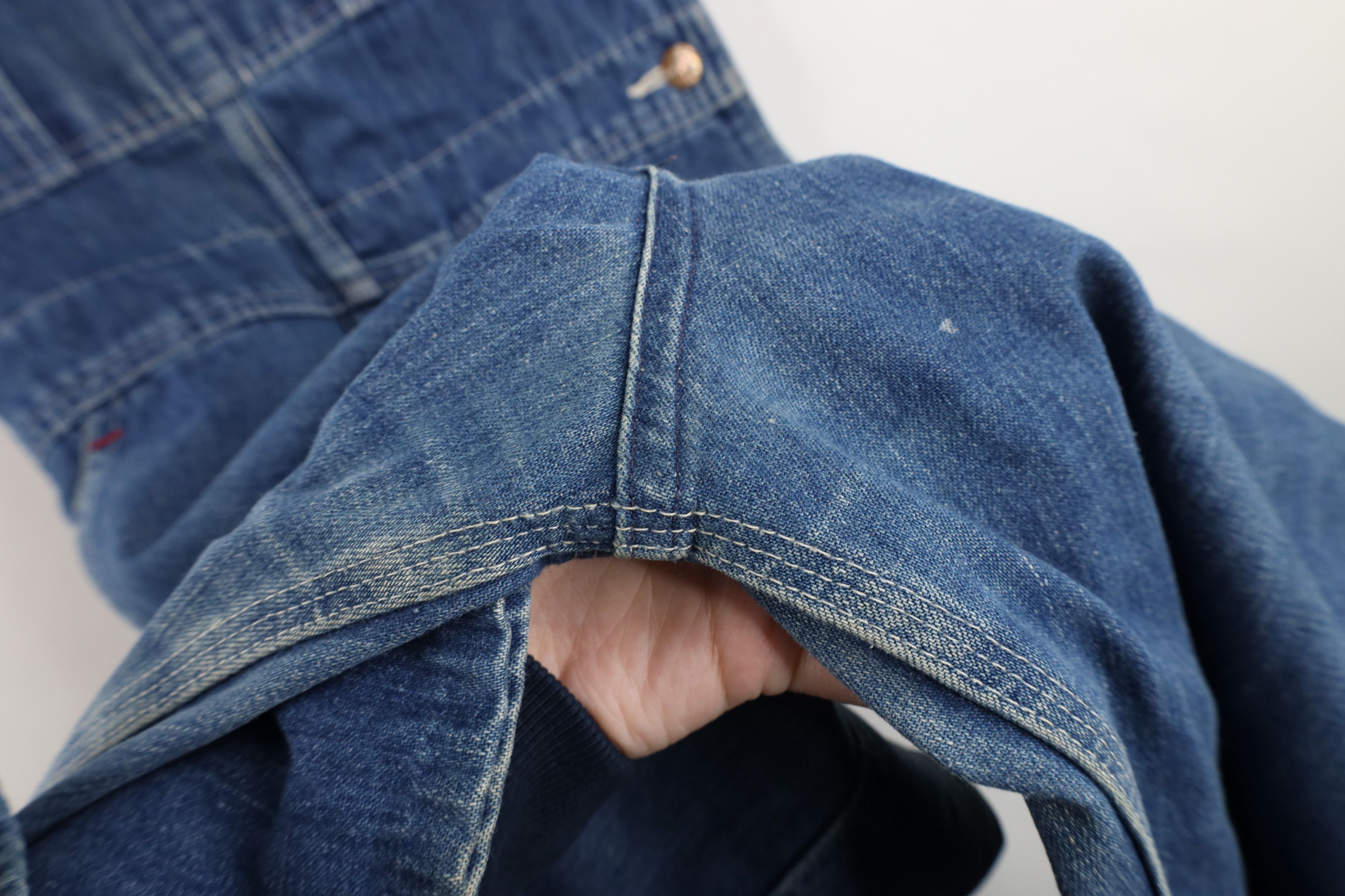 Big Mac × Vintage Vintage 60s Big Mac Distressed Square Bak Overalls Size US 30 / EU 46 - 14 Thumbnail