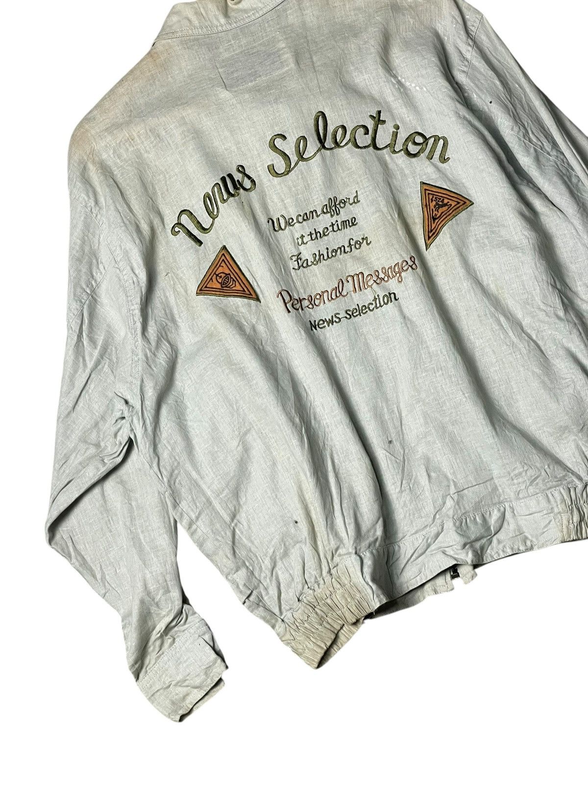 Japanese Brand × Vintage News Selection Custom Back Embroidery Jacket (93) Size US S / EU 44-46 / 1 - 7 Thumbnail