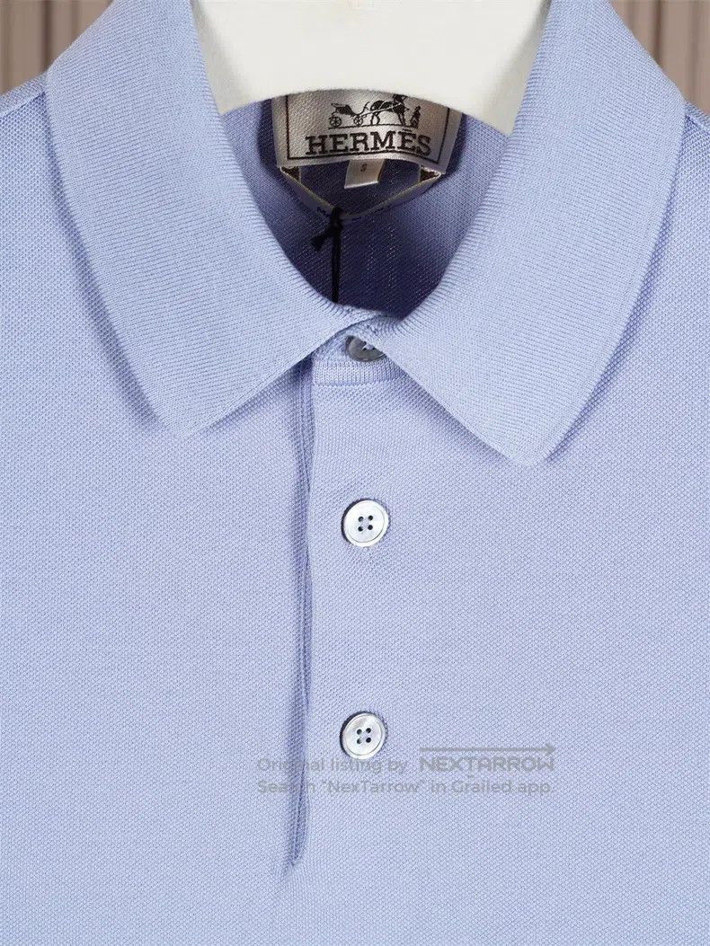 Hermes Hermes 2025 Spring-Summer Men's Light Grayish Blue Short S Size US S / EU 44-46 / 1 - 2 Thumbnail