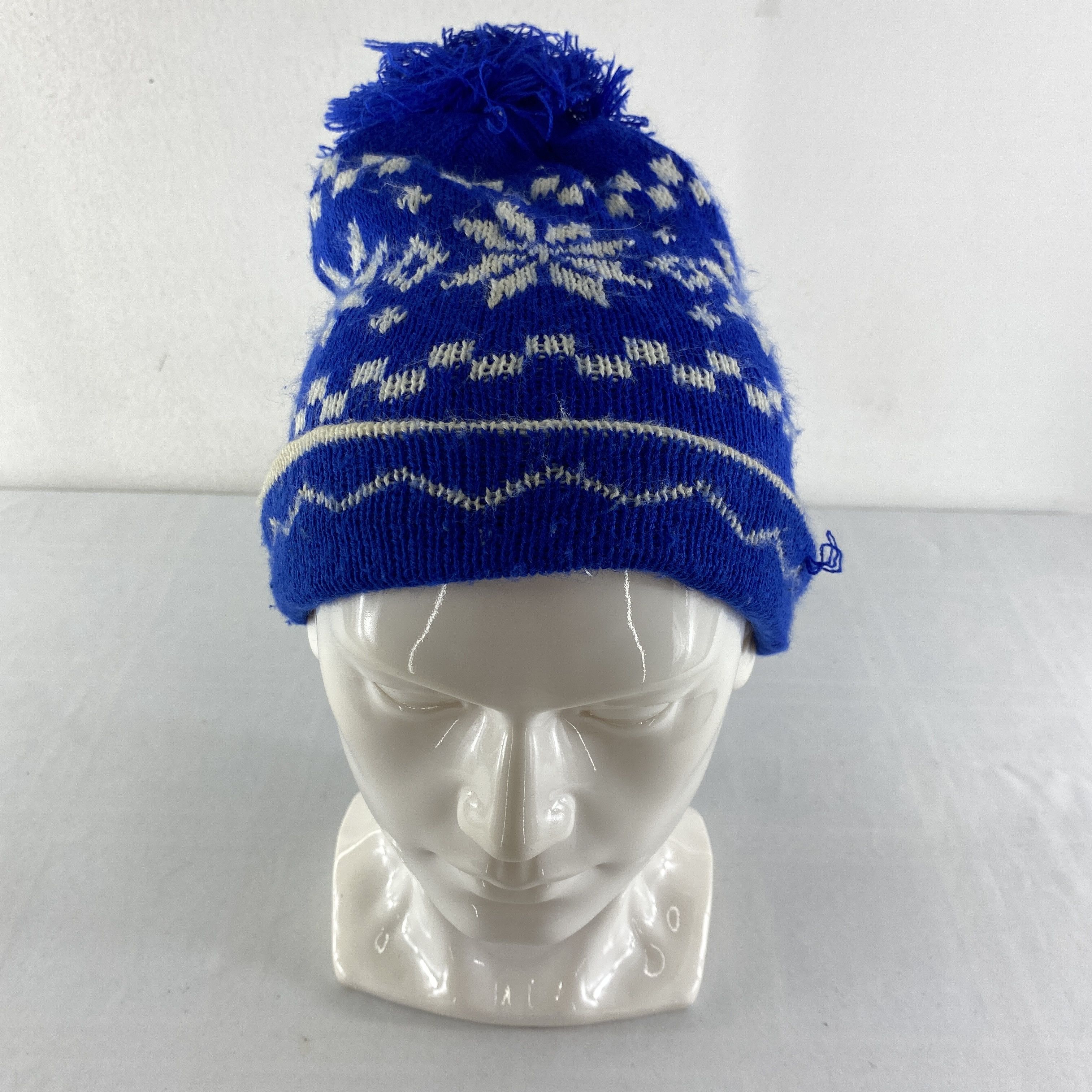 Japanese Brand Geometric Art Snow Cap Hat Beanie -BN643 Size ONE SIZE - 2 Thumbnail