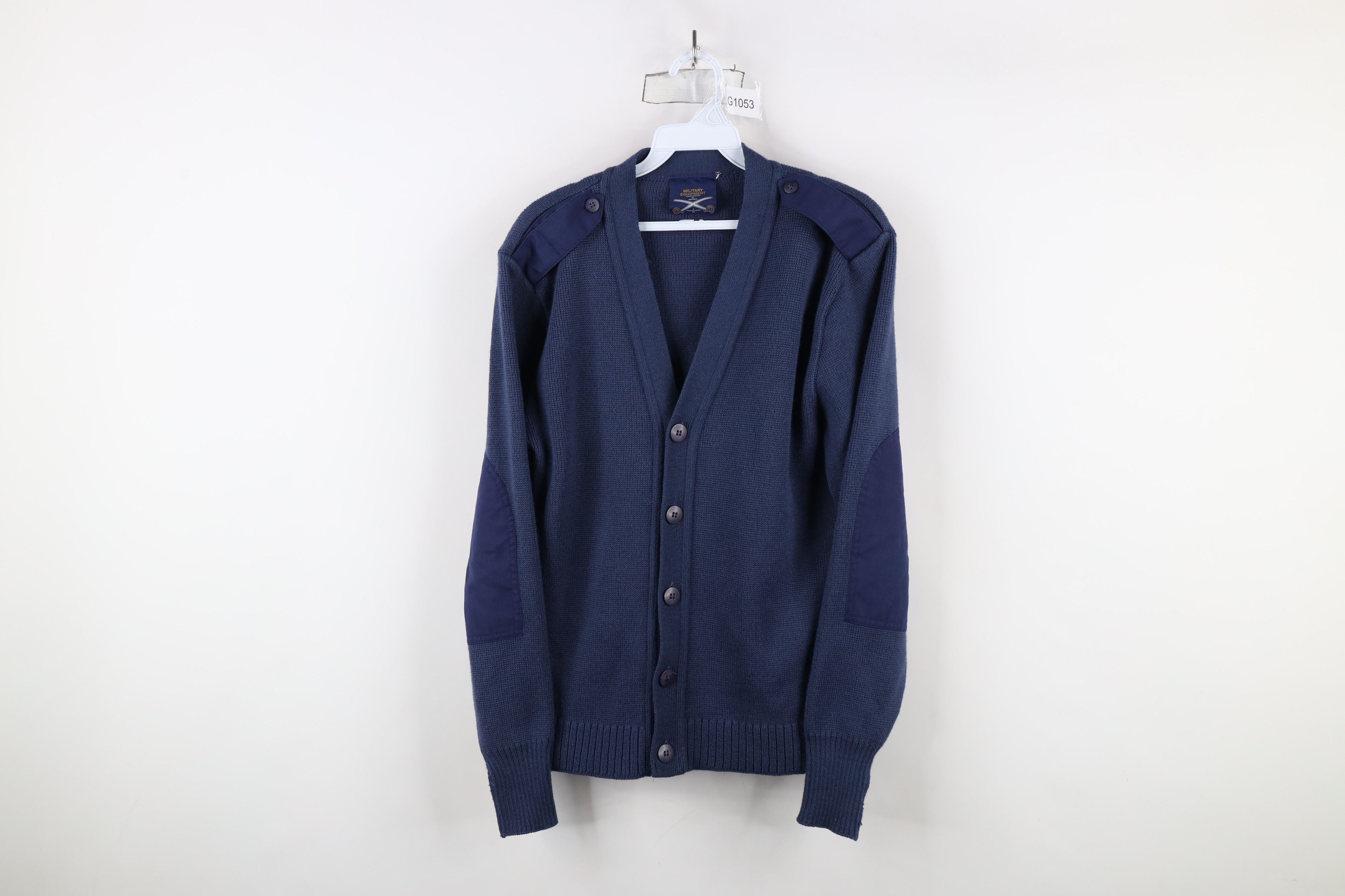 Vintage Vintage 90s Streetwear Elbow Patch Cardigan Sweater USA Size US S / EU 44-46 / 1 - 1 Thumbnail