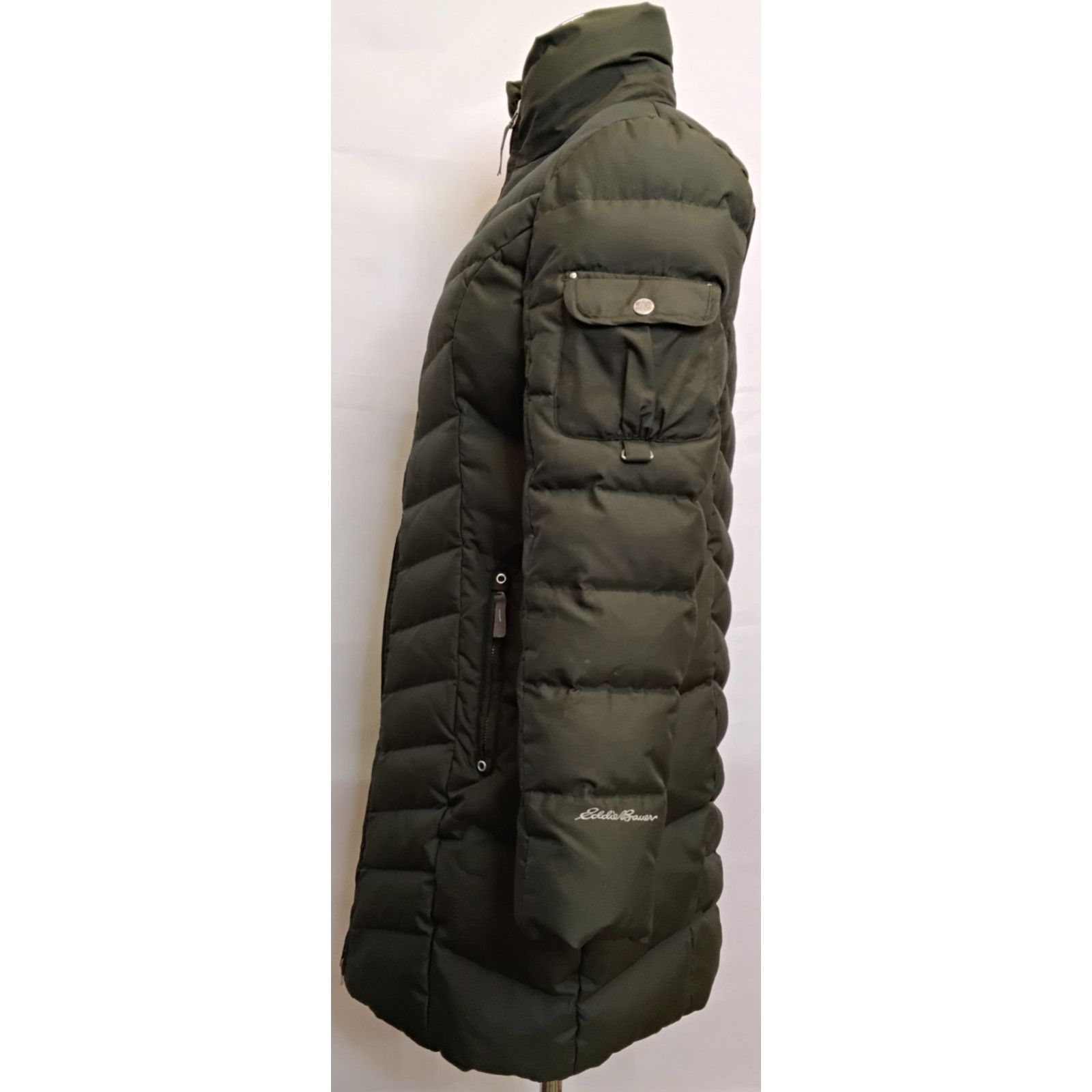 Eddie Bauer Eddie Bauer Down Stadium Parka Women's Small Green Size S / US 4 / IT 40 - 4 Thumbnail