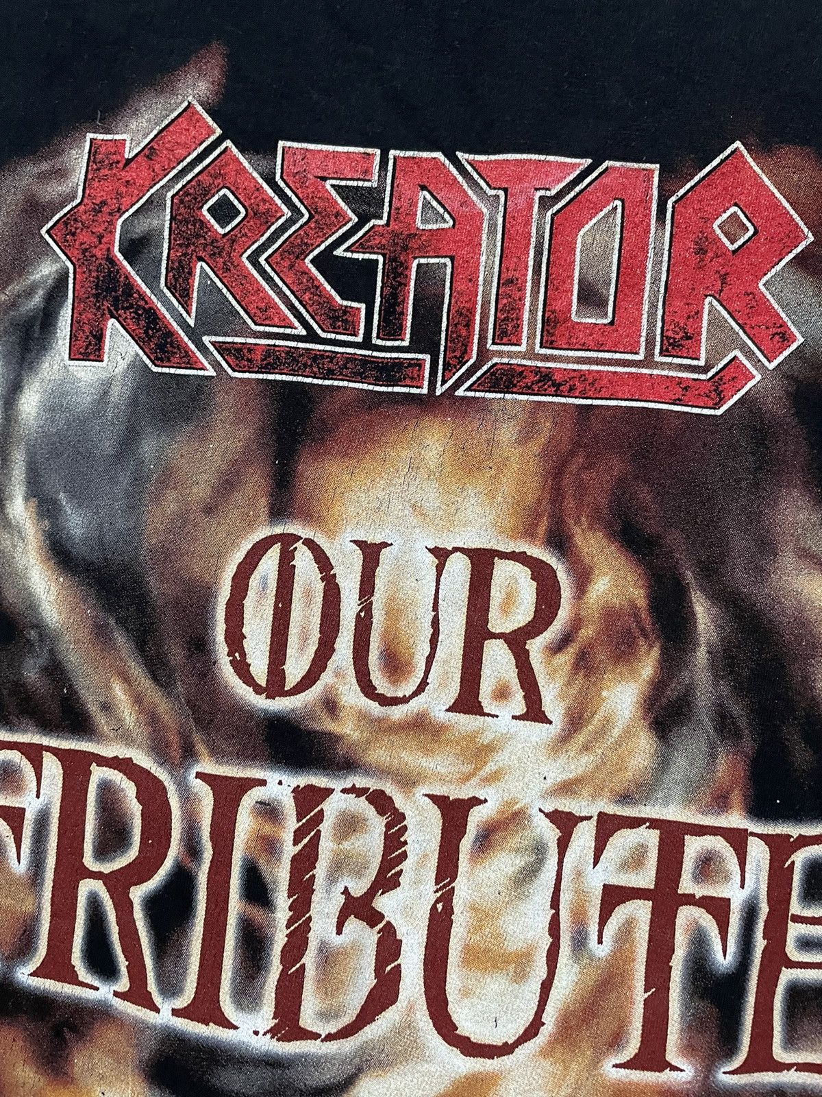 Band Tees × Vintage Kreator Our Tribute T Shirt Band Punk Metal Tee Vintage Size US M / EU 48-50 / 2 - 10 Thumbnail