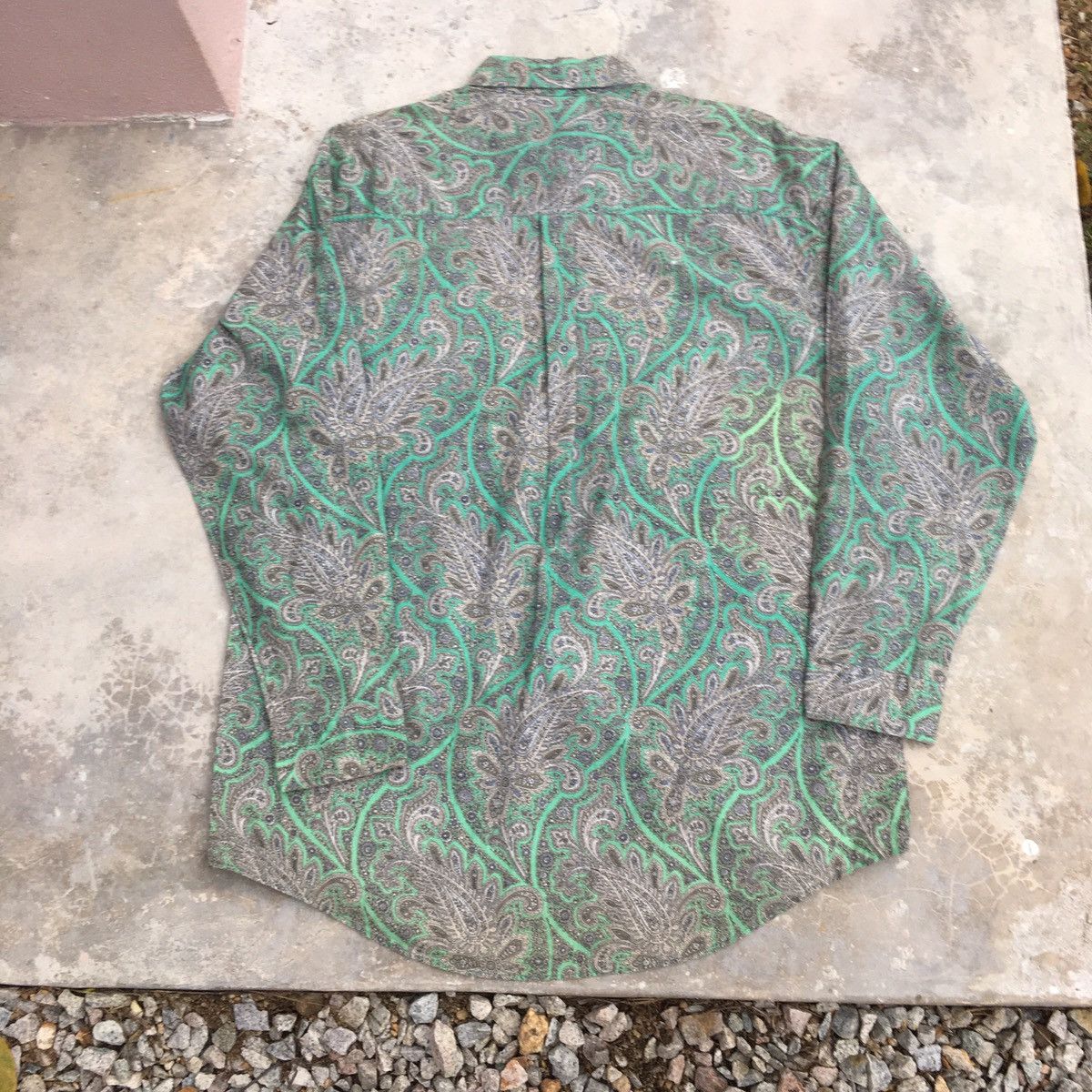 Vintage Vintage NUOVO Paisley Long Sleeve Made in USA Size US L / EU 52-54 / 3 - 7 Thumbnail
