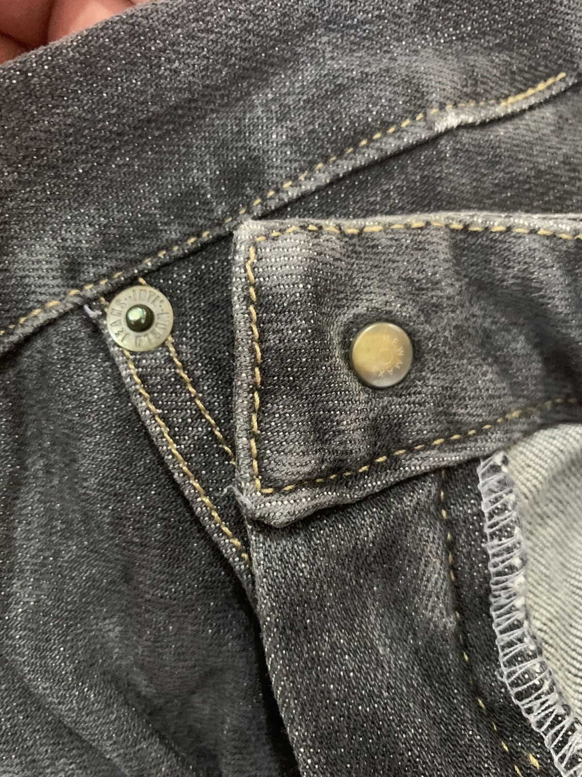 Japanese Brand Vintage Flare ORIRIN Bootcut Side Button Leg Denim Size 28" / US 6 / IT 42 - 5 Thumbnail