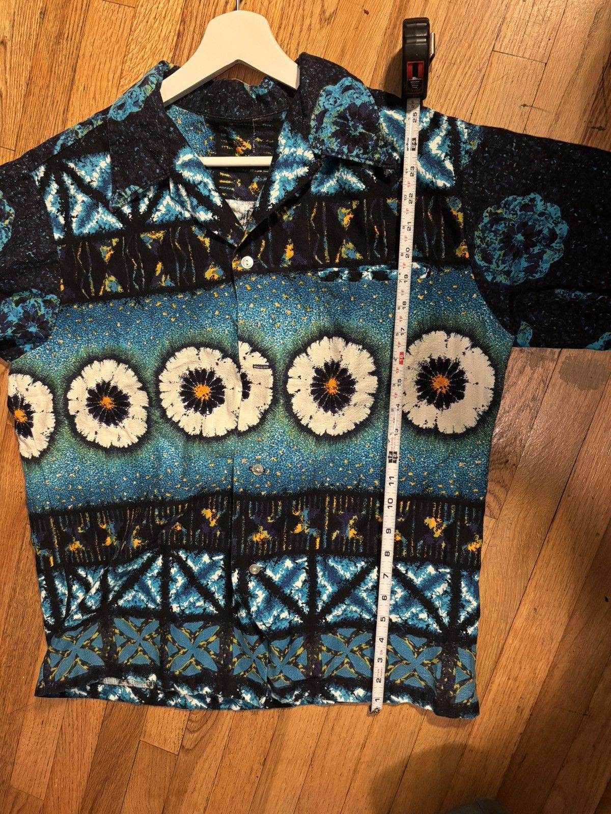 Vintage RARE 1960s Kai Nani Floral Hawaiian Surf Shirt Size Large Size US L / EU 52-54 / 3 - 9 Thumbnail