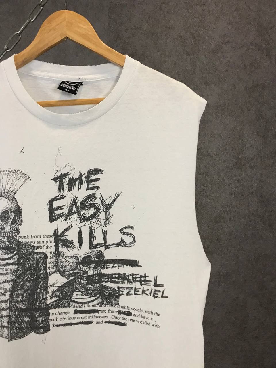 Vintage The Easy Kills punk skull rock metal made in USA tee Size US L / EU 52-54 / 3 - 2 Thumbnail