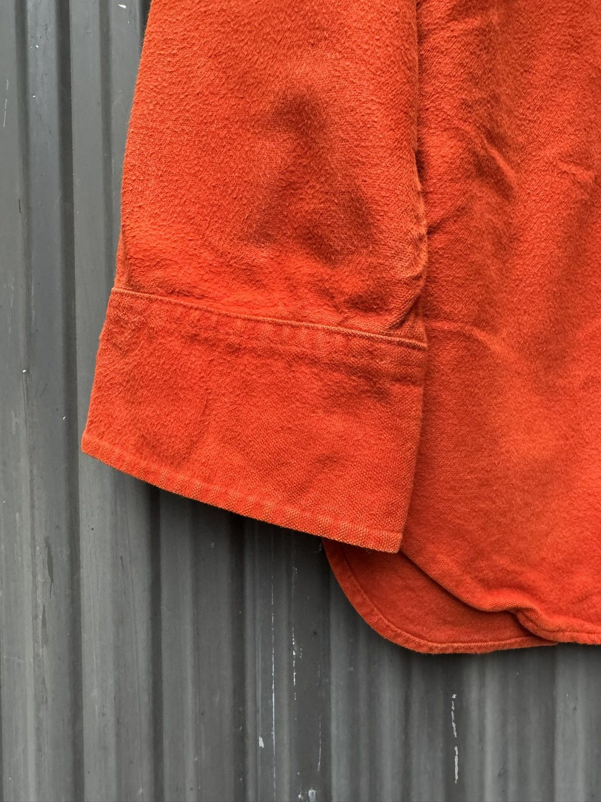 Woolrich Woolen Mills Vintage Woolrich Wool Work Shirt — Orange Brushed Flannel Size US M / EU 48-50 / 2 - 4 Thumbnail
