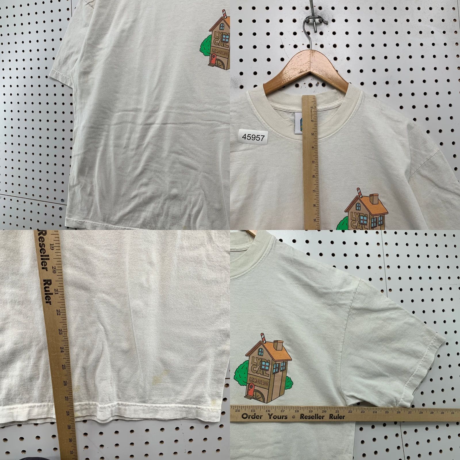 Vintage Lyrical Lemonade T Shirt Mens Large White House Graphic Music Rap Hip Hop Usa Size US L / EU 52-54 / 3 - 8 Thumbnail