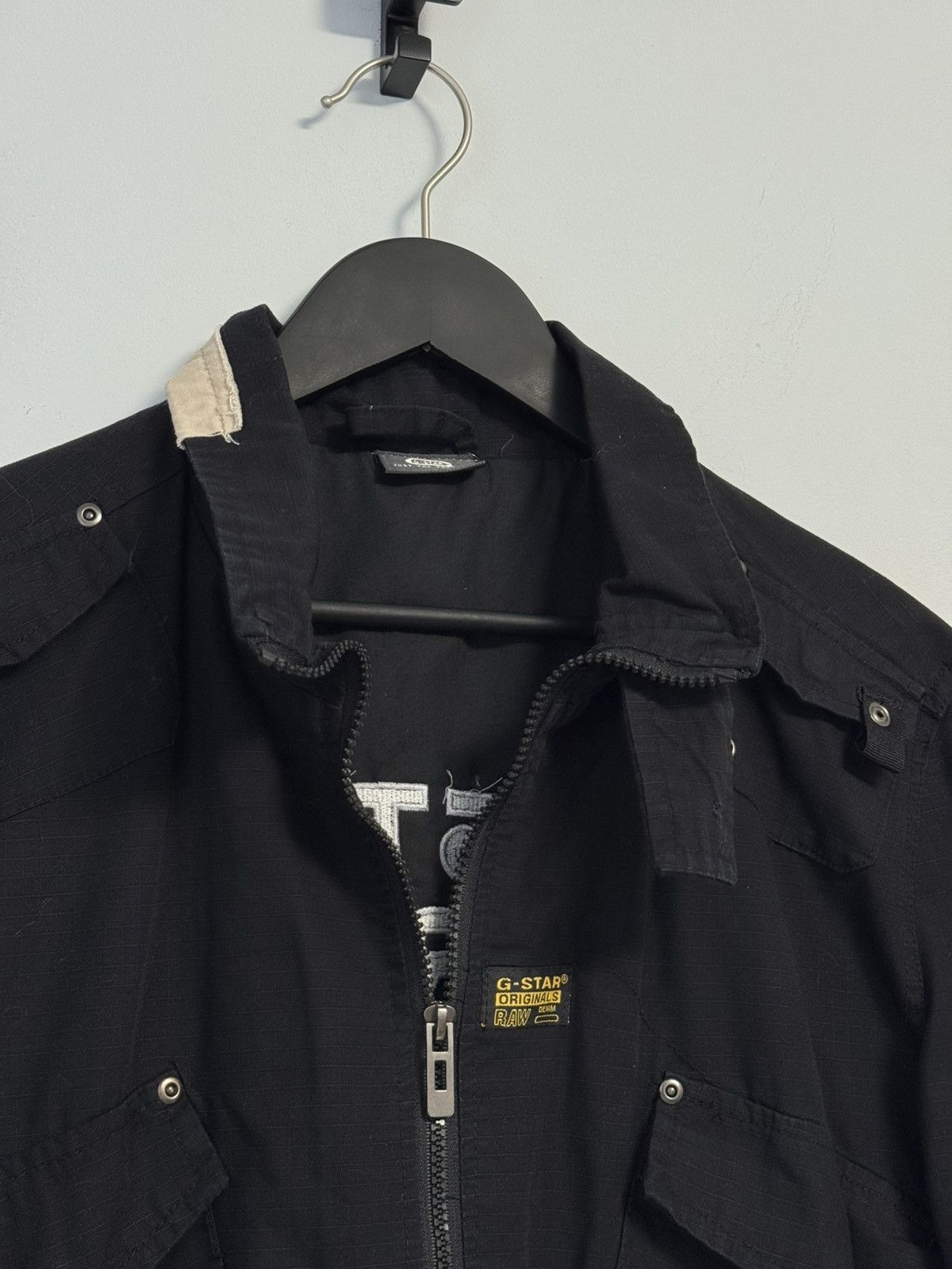 G-Star G-Star Raw Mens Multi Pocket Military Jacket Black Canvas Size US M / EU 48-50 / 2 - 8 Thumbnail