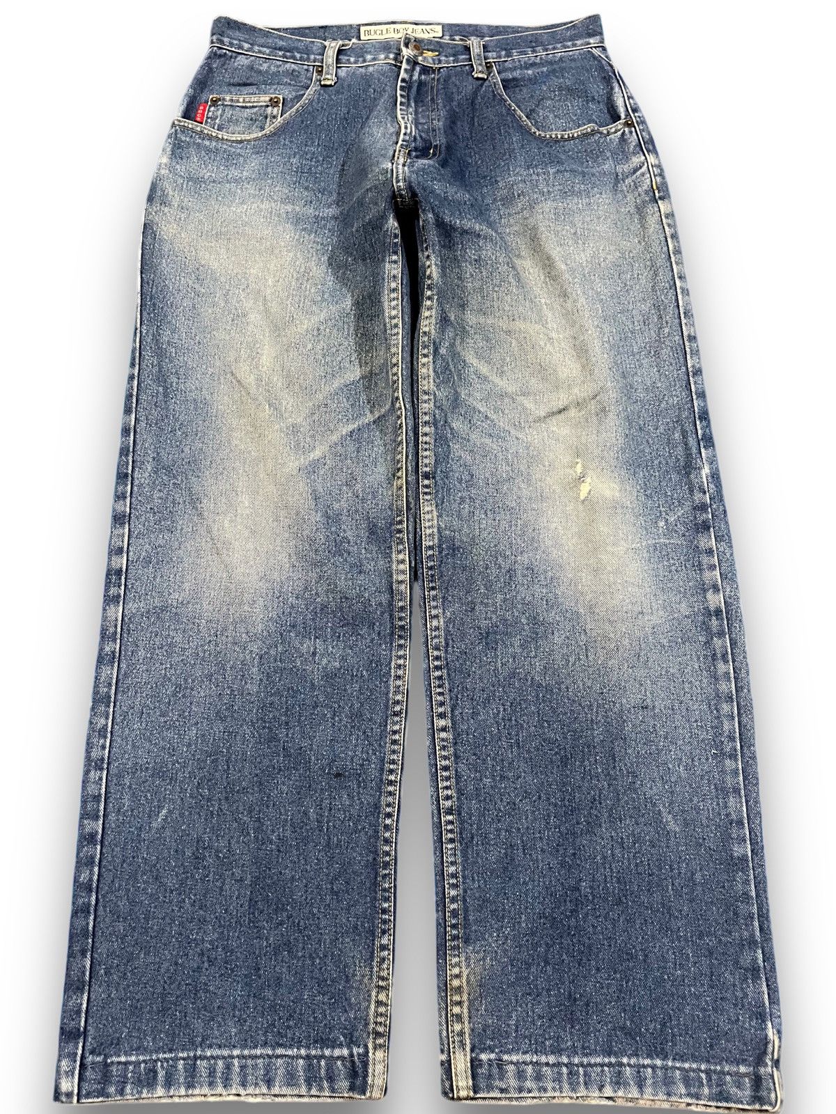 Bugle Boy × Vintage Vintage Bugle Boy Baggy Denim Size US 31 - 1 Thumbnail