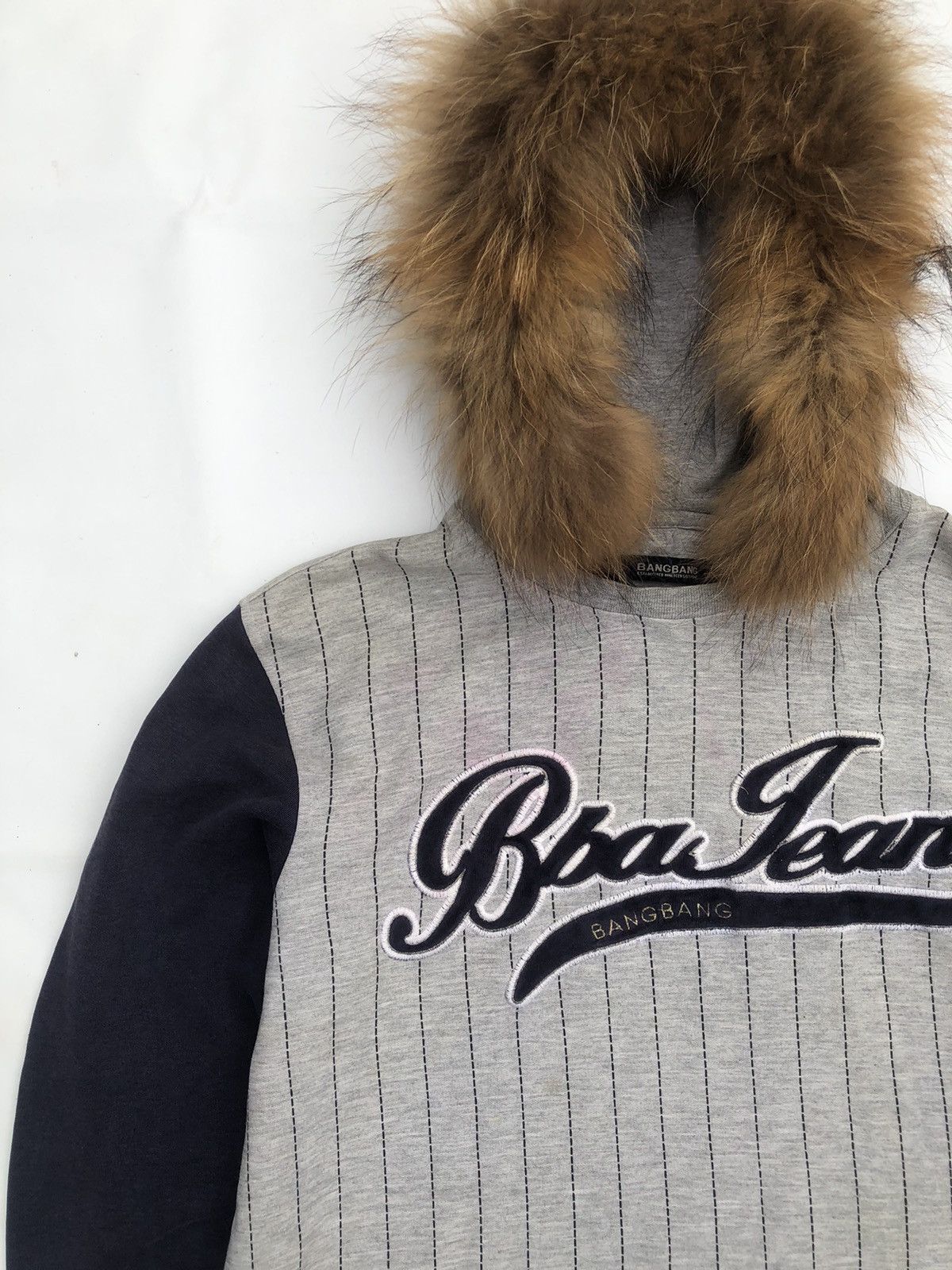 If Six Was Nine × Japanese Brand × Le Grande Bleu (L.G.B.) Japanese Gothic Poem Fur Hoodie Ifsixwasnine LGB Style Size US M / EU 48-50 / 2 - 4 Thumbnail