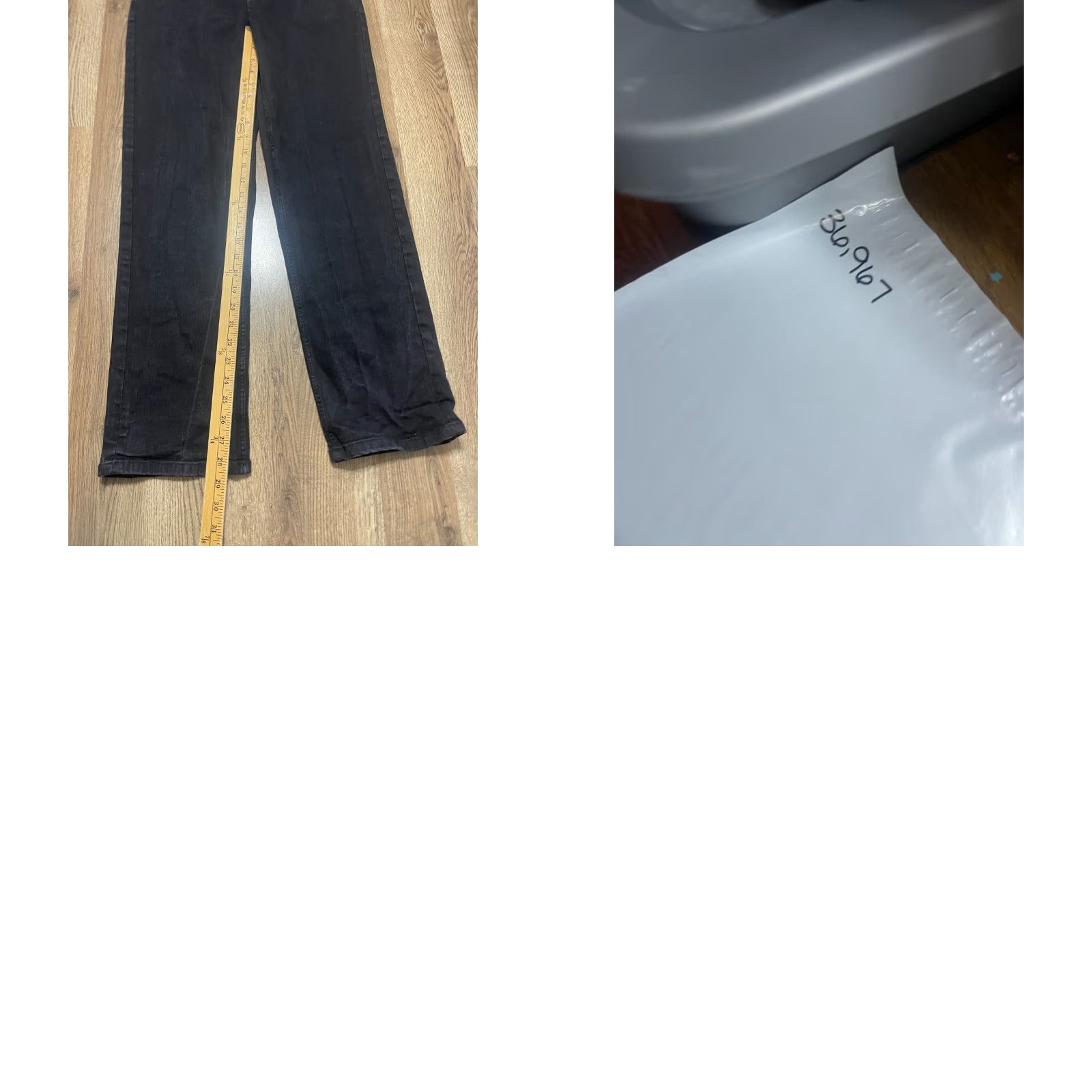 Silver Jeans Co. Silver Jeans Co. Jeans Women 16 Black Denim GARRET 1362 Straight 5-Pocket Inseam 28.5 in Regular Size 38" / US 16 / IT 52 - 8 Thumbnail