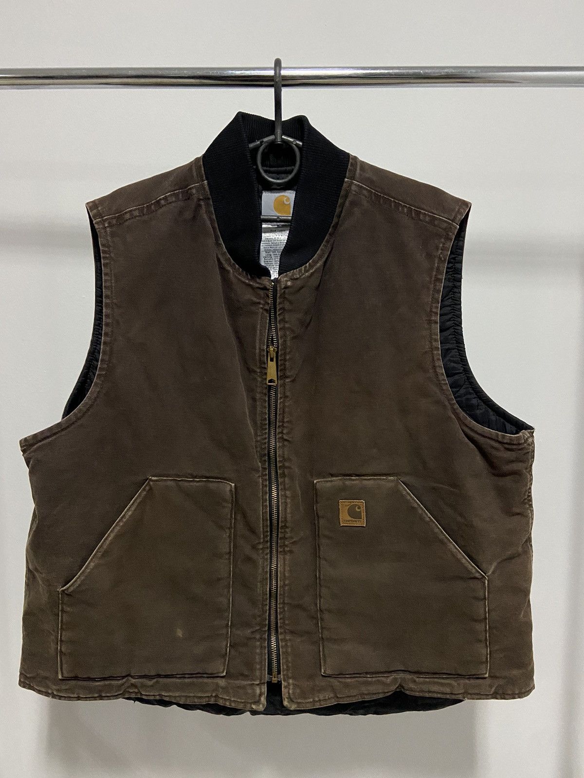 Carhartt × Vintage Carhartt work vest logo zip vintage Size US XL / EU 56 / 4 - 2 Thumbnail