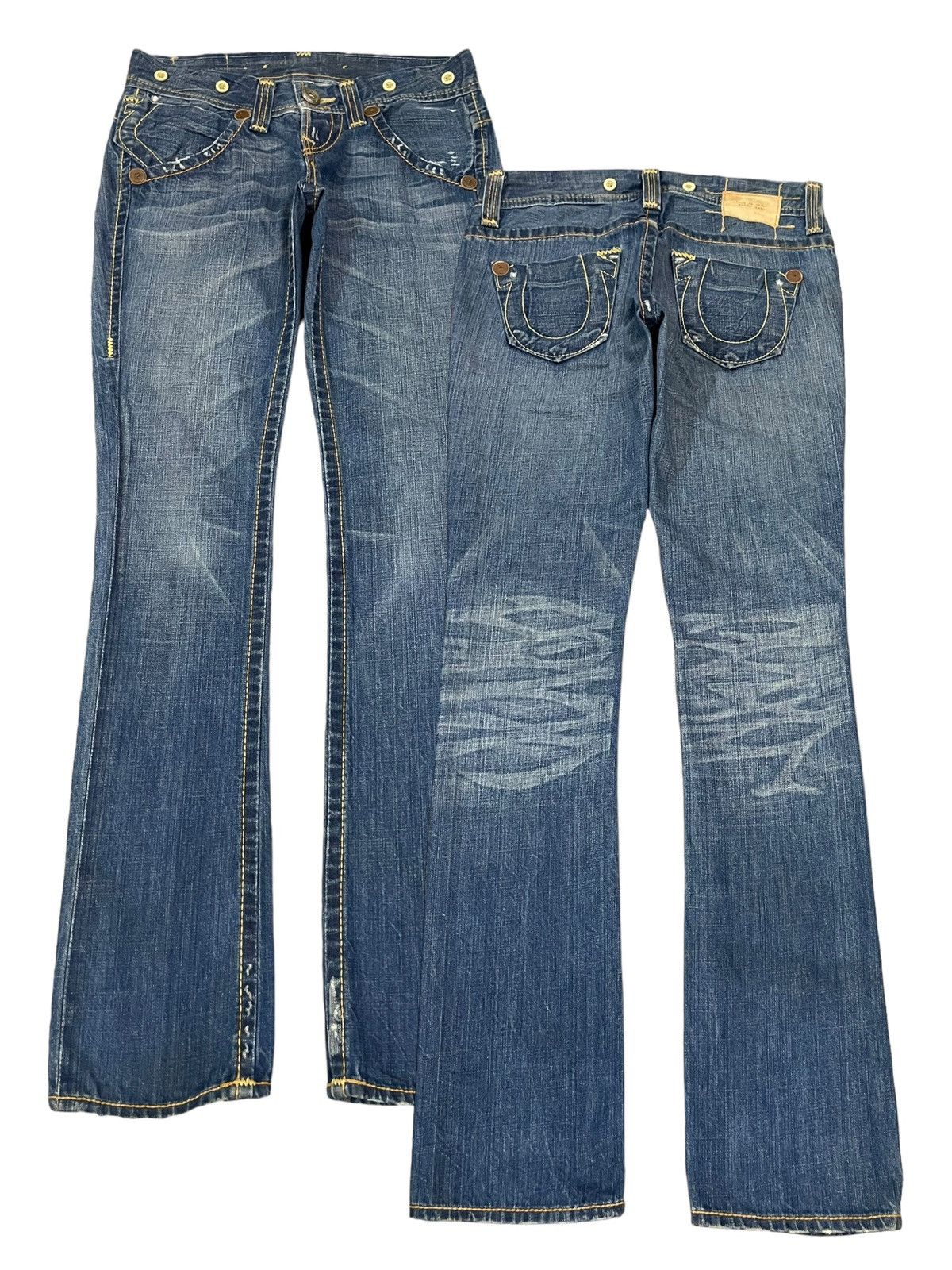 True Religion Vintage True Religion Women’s Denim Slim Straight Cut Jeans Size 31" - 1 Thumbnail
