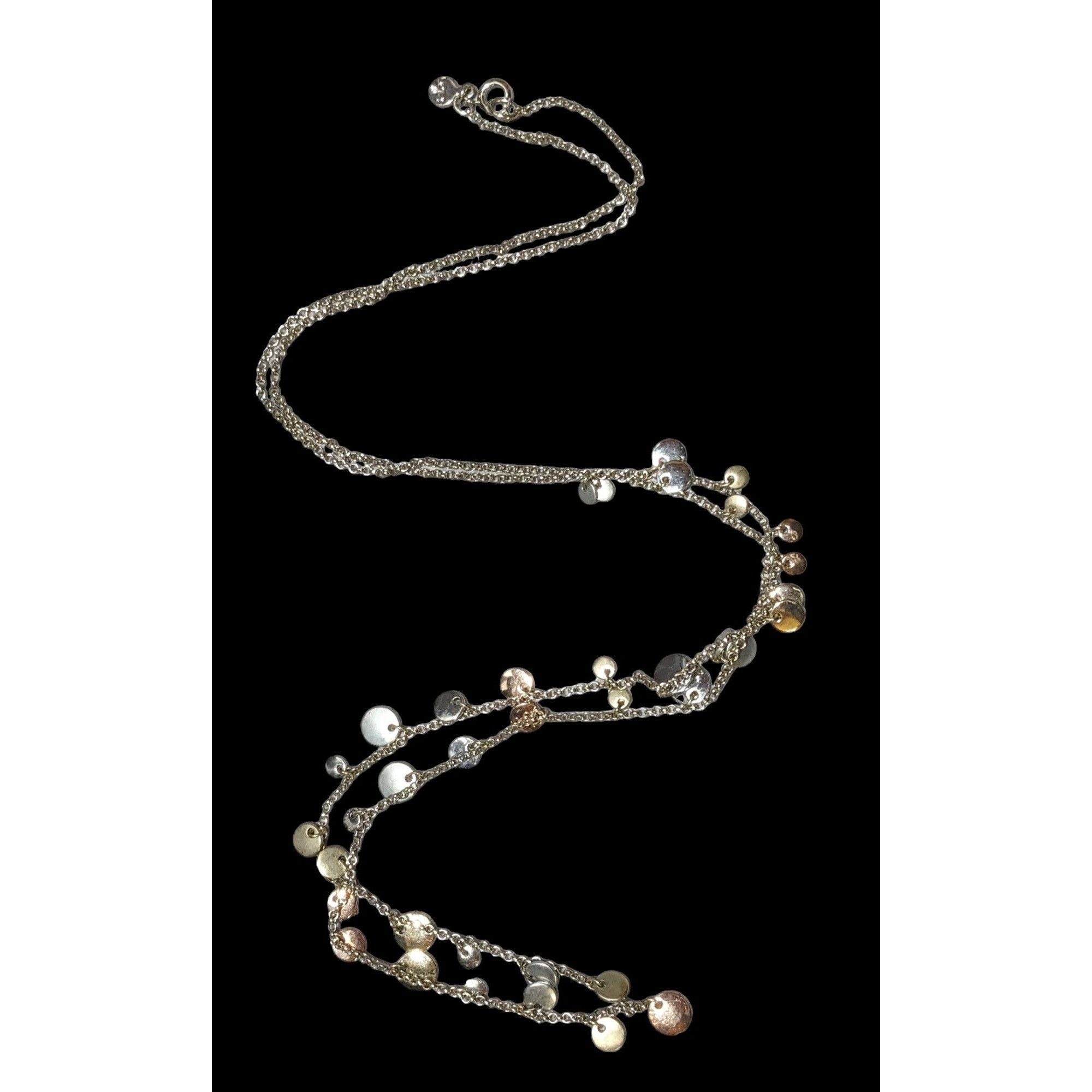 Loft Loft Minimalist Metallic Disc Charm Necklace Size ONE SIZE - 1 Thumbnail