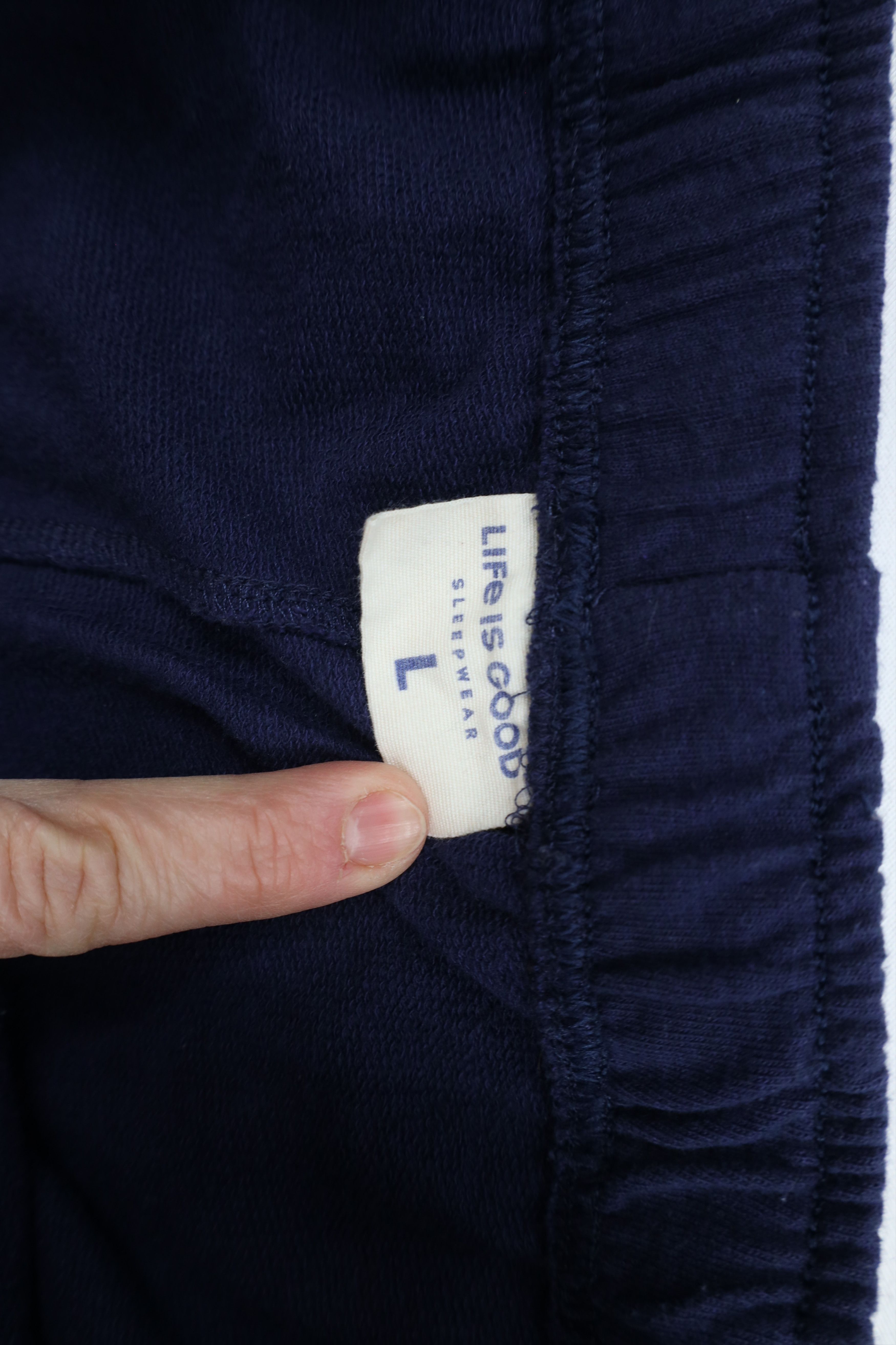 Life is Good × Vintage Life Is Good Spell Out Flannel Pajama Sweatpants Pants Blue Size US 36 / EU 52 - 8 Thumbnail